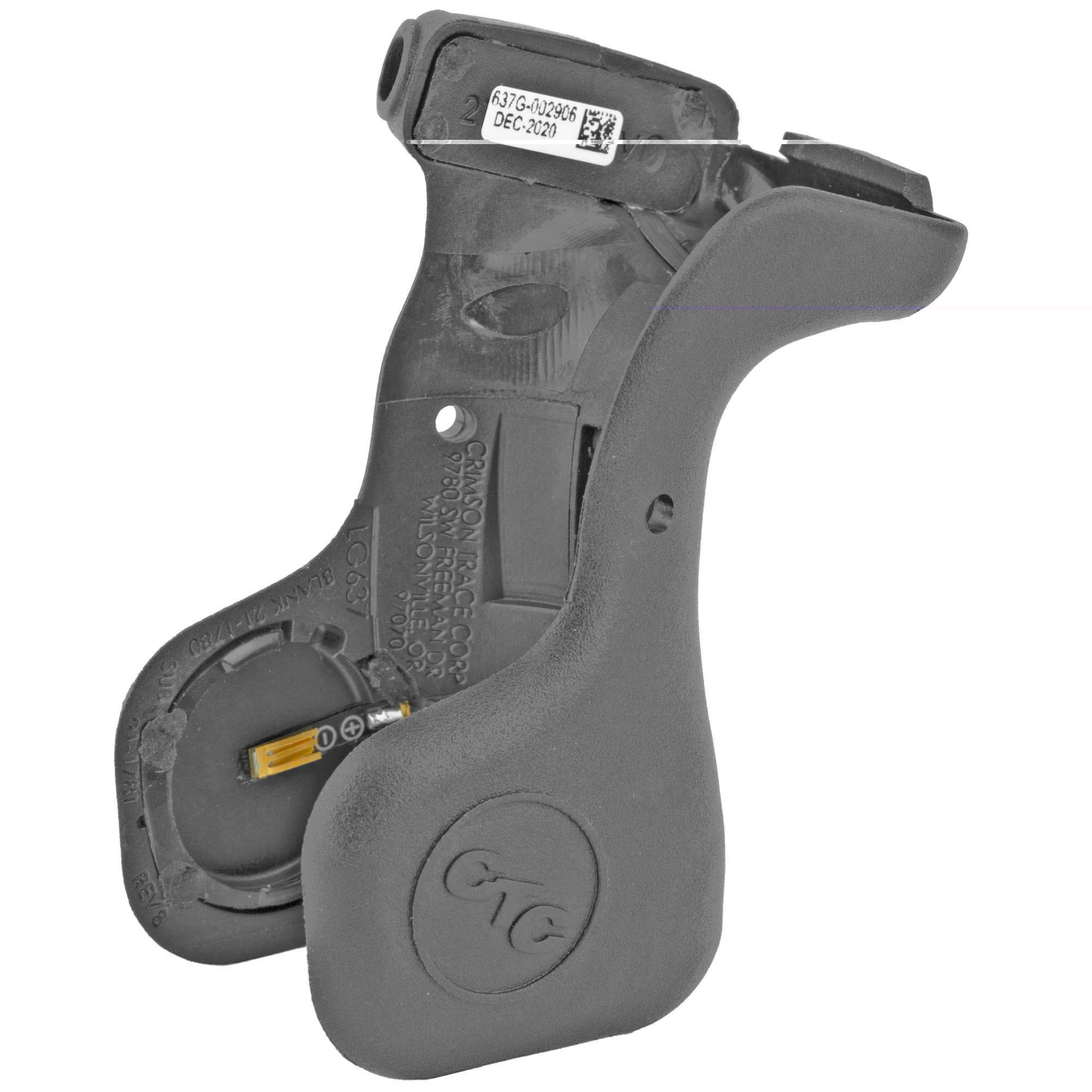 Crimson Trace LG637G LasergripsBlack Green Laser 5mW 633nM Wavelength Compatible w/ Glock Gen3-5 Handgun Grip Mount