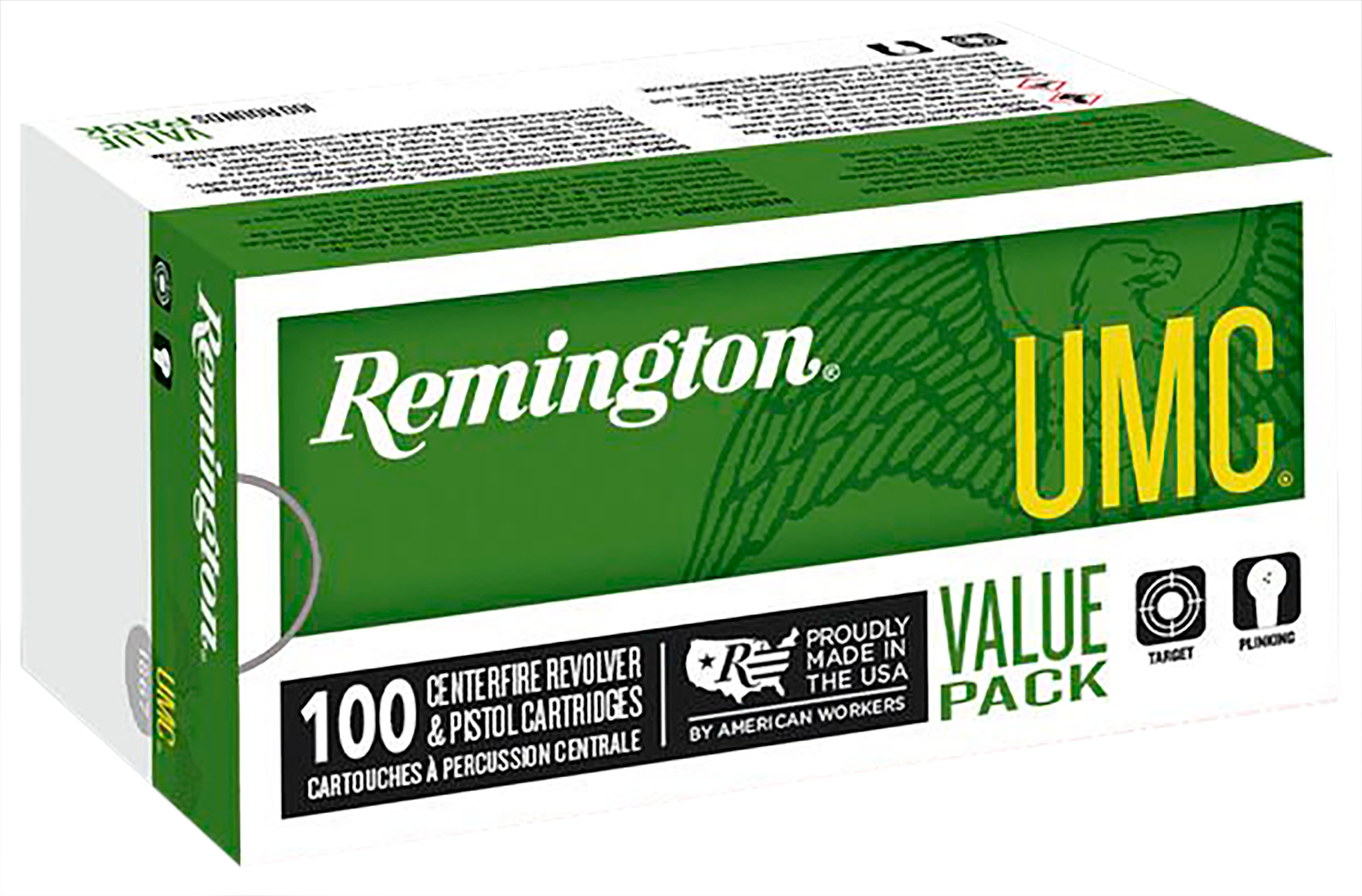 Remington Ammunition 23687 UMC Value Pack 40 S&W 180 gr Jacketed Hollow Point (JHP) 100 Per Box/ 6 Cs