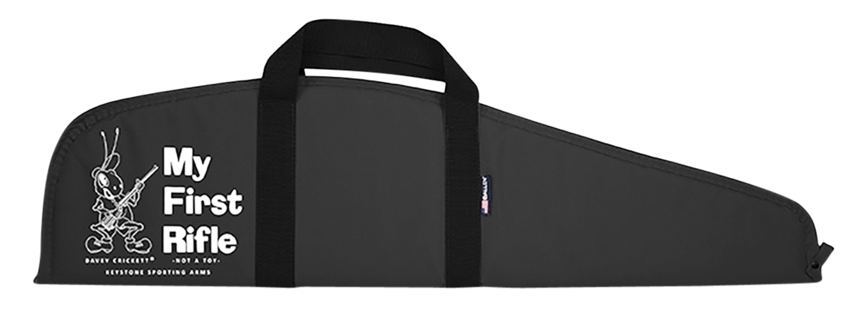 Crickett KSA035 Soft Rifle CaseBlack with White Logo, Padded, Zipper Closure, 33" x 8"