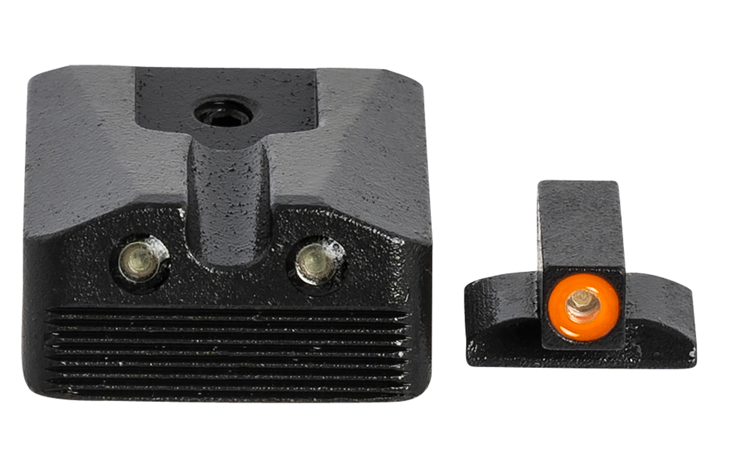 Meprolight USA 412213131 Hyper-BrightBlack | Green Tritium with Orange Outline Front Sight Green Tritium with Black Outline Rear Sight Set