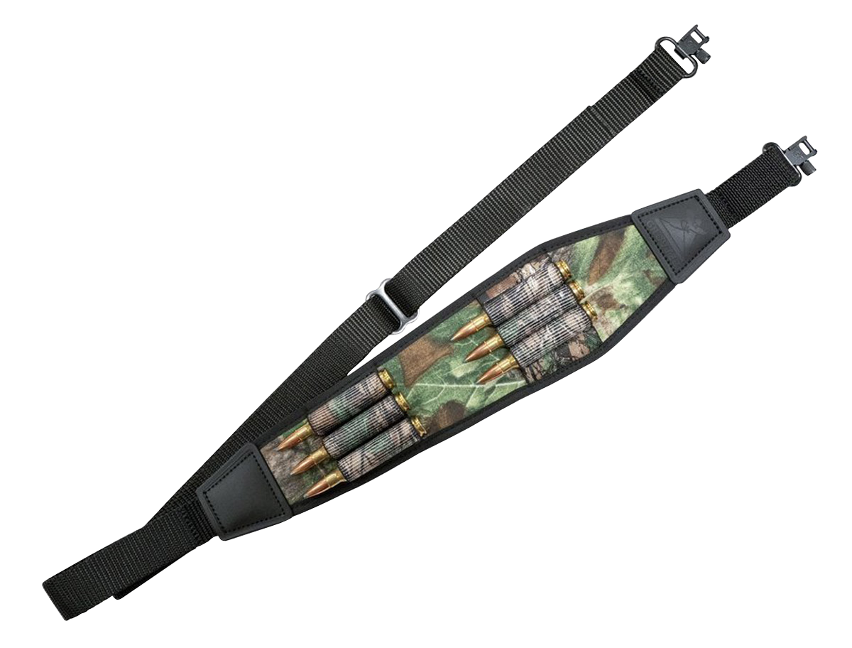 GrovTec US Inc GTSL115 Rifle Ammowith Realtree Xtra Finish, Padded Design, 6 Cartridge Loops & Locking Swivels for Rifles