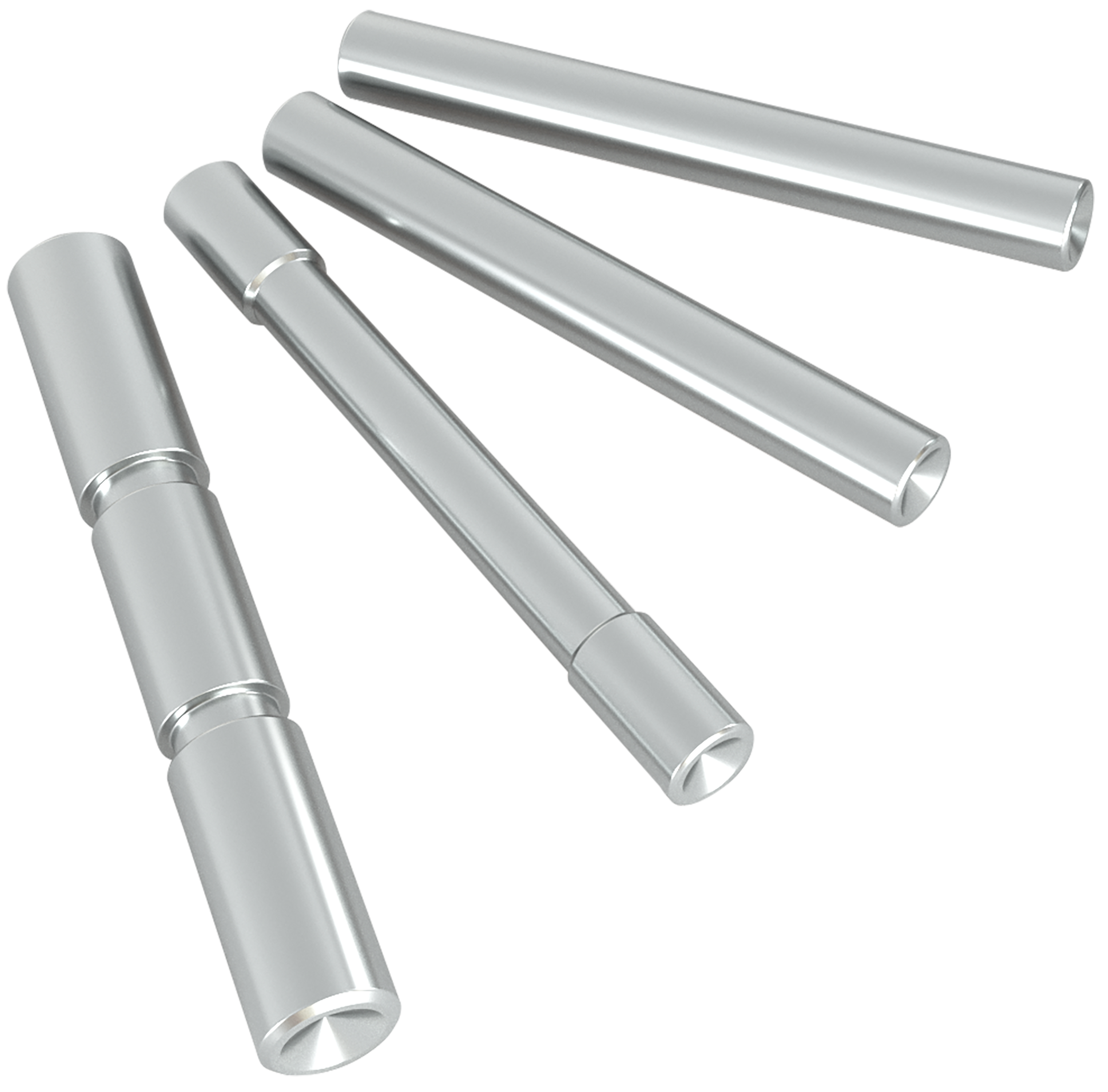 Cross Armory CRG4PSSV 4 Pin SetSilver 4140 Steel for Most Glock Gen4