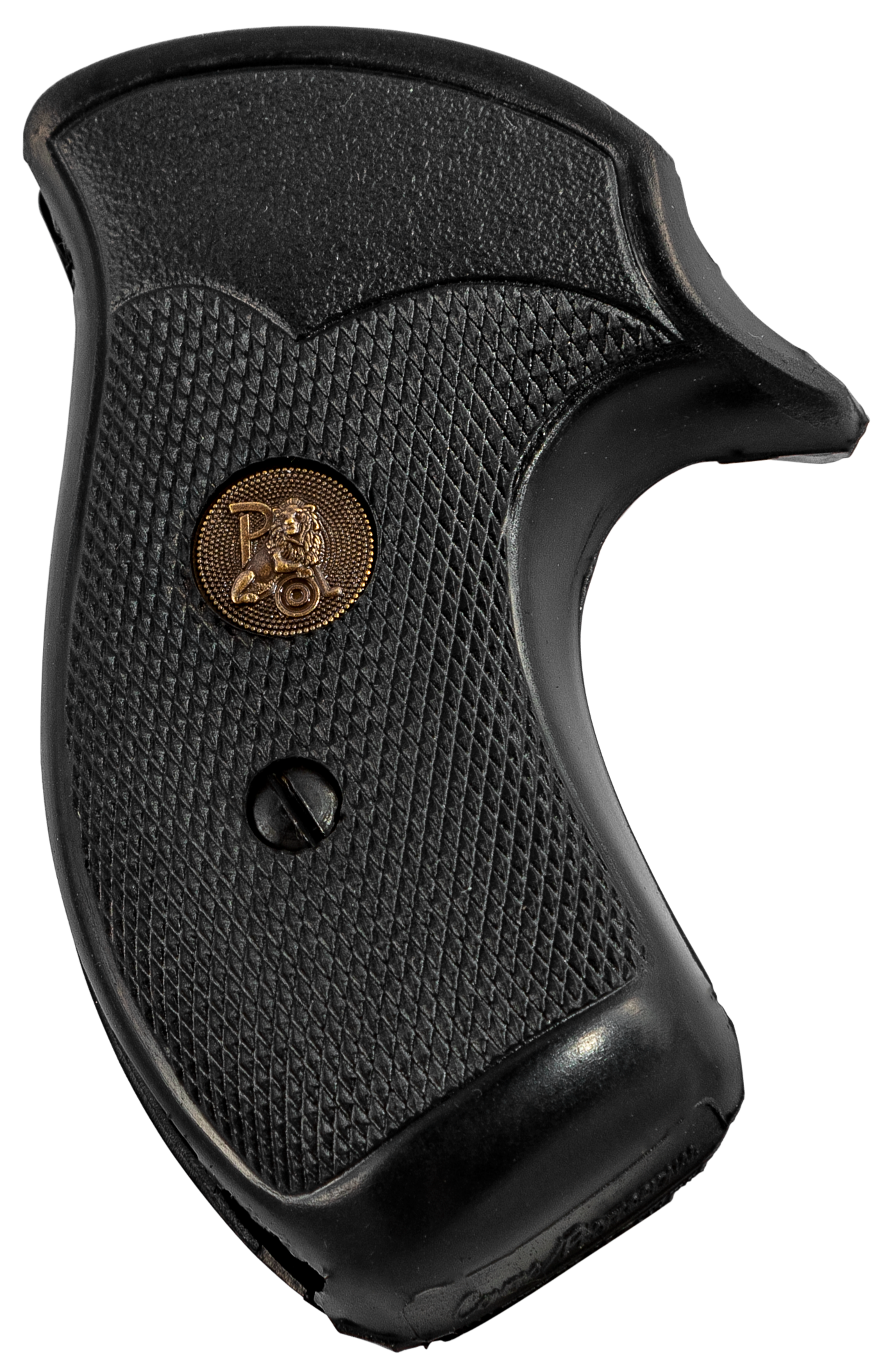Pachmayr Compac Professional Grips S&W J-Frame Round Butt Rubber Black