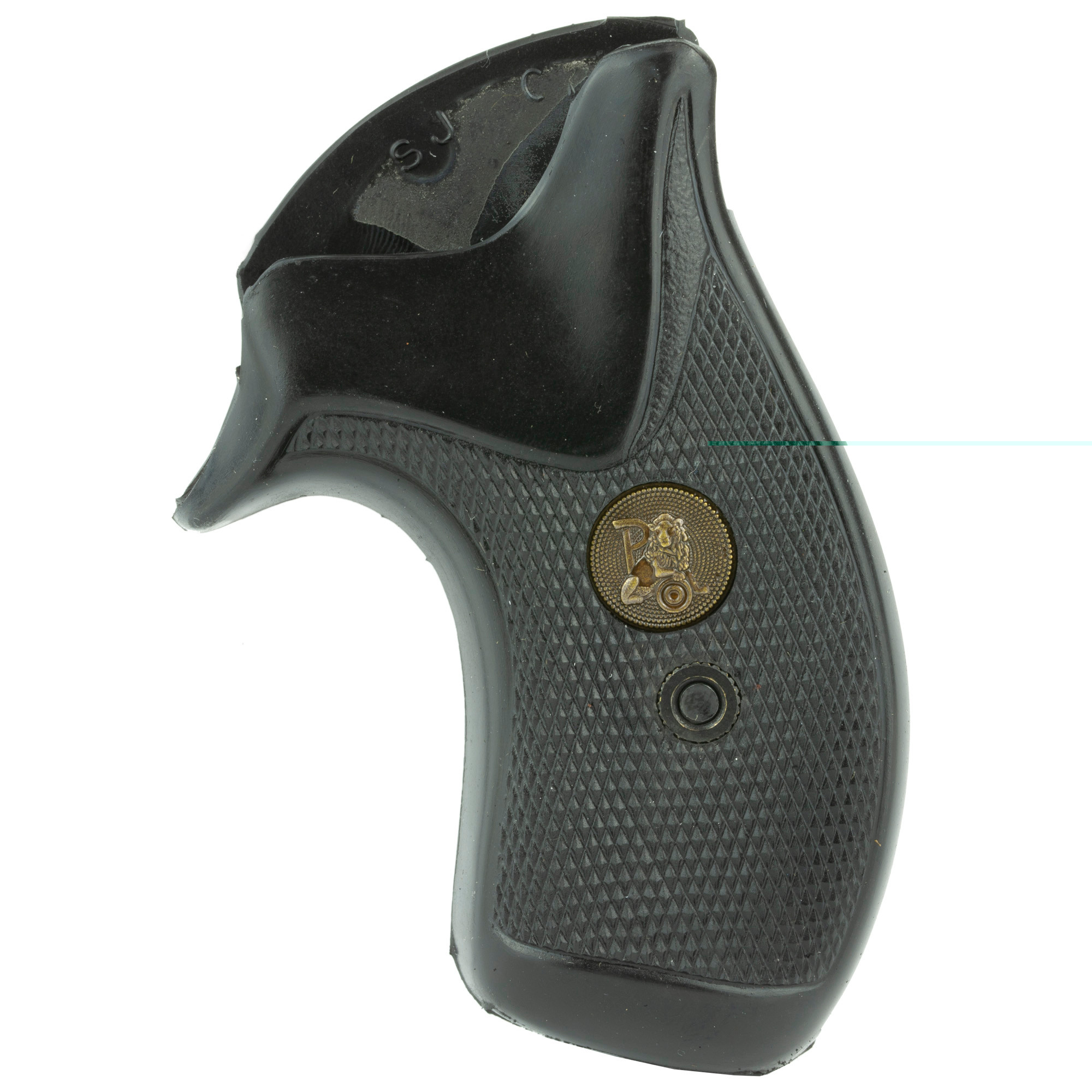 Pachmayr Compac Professional Grips S&W J-Frame Round Butt Rubber Black
