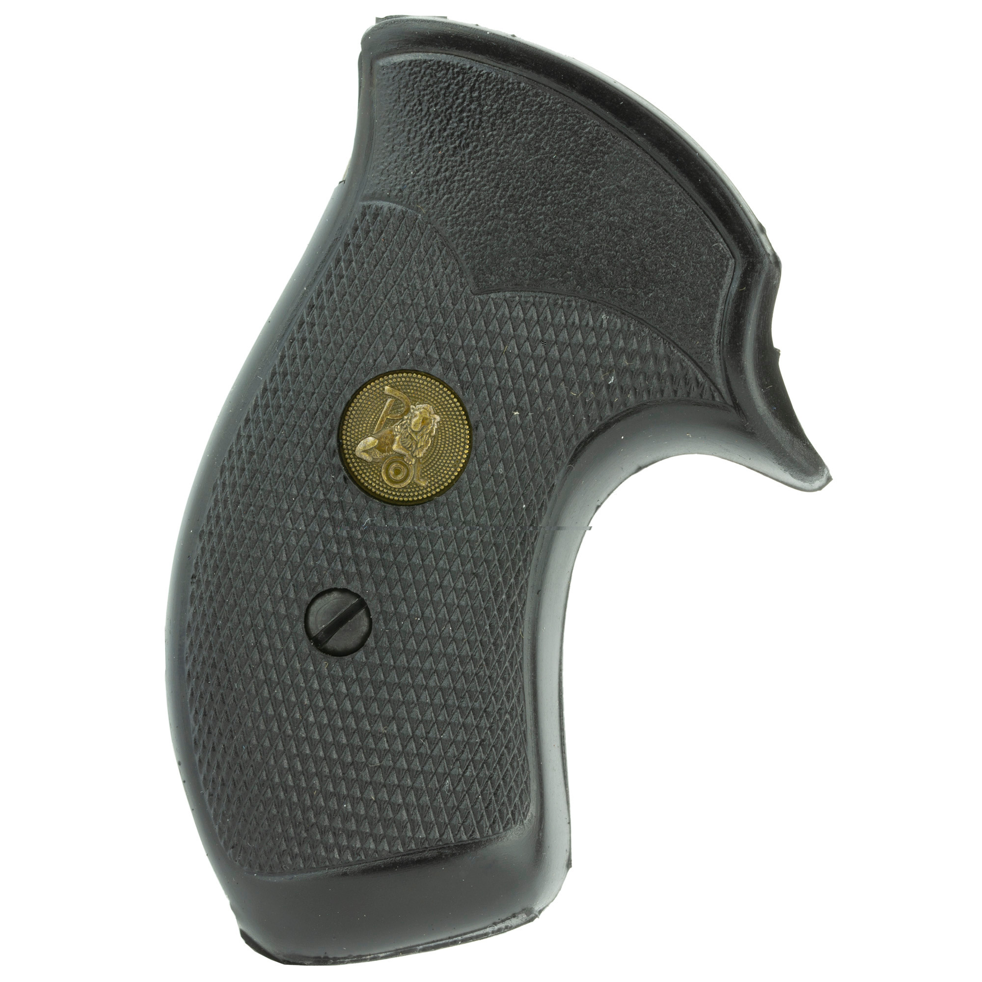 Pachmayr Compac Professional Grips S&W J-Frame Round Butt Rubber Black