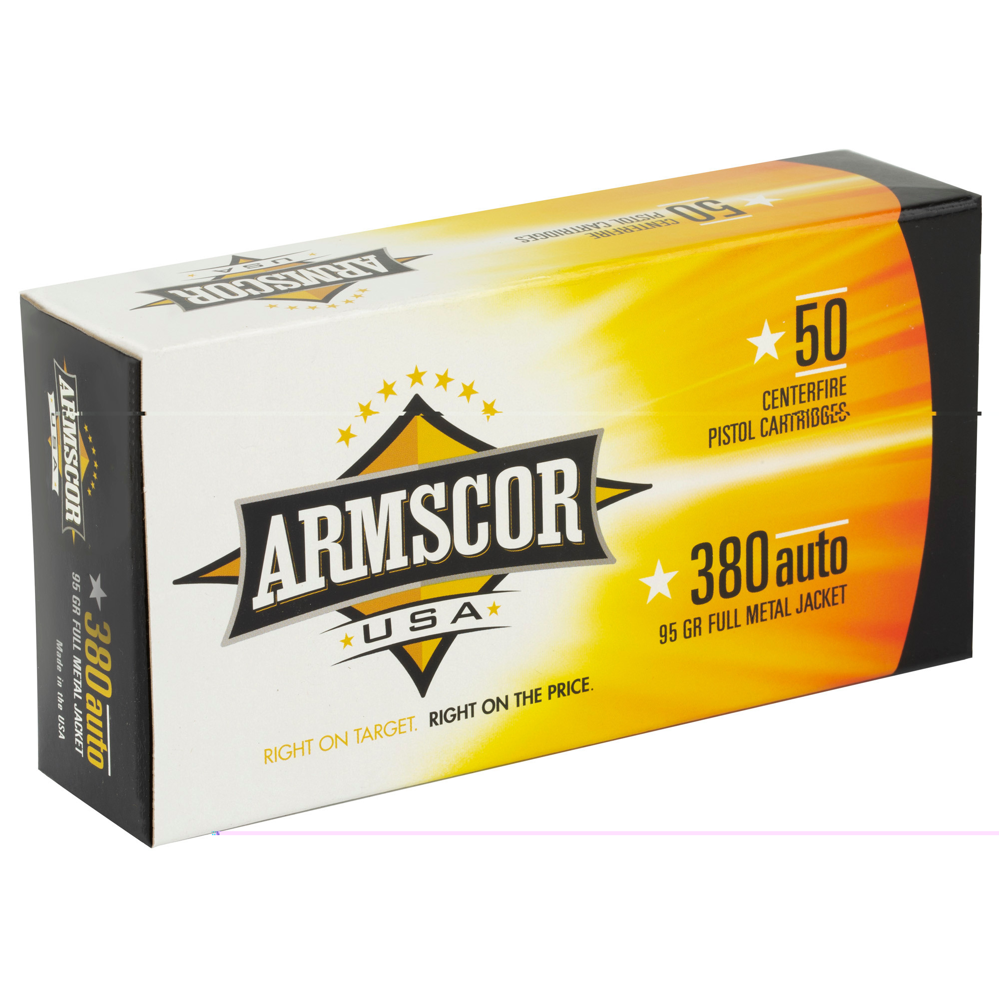 Armscor FAC3802N USA Competition 380 ACP 95 gr FMJ50rd Bx