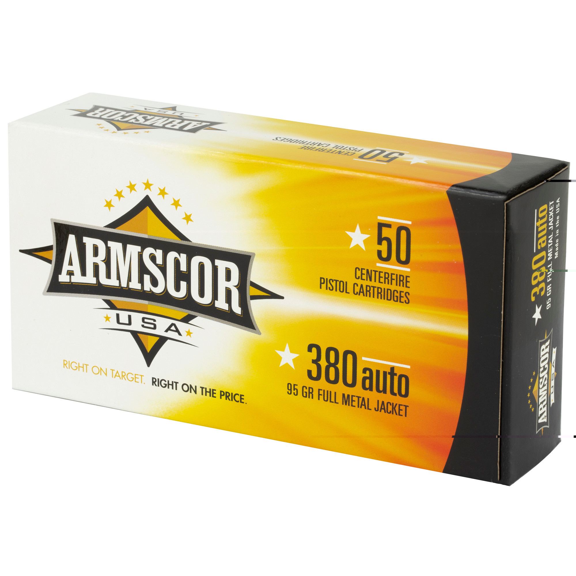 Armscor FAC3802N USA Competition 380 ACP 95 gr FMJ50rd Bx