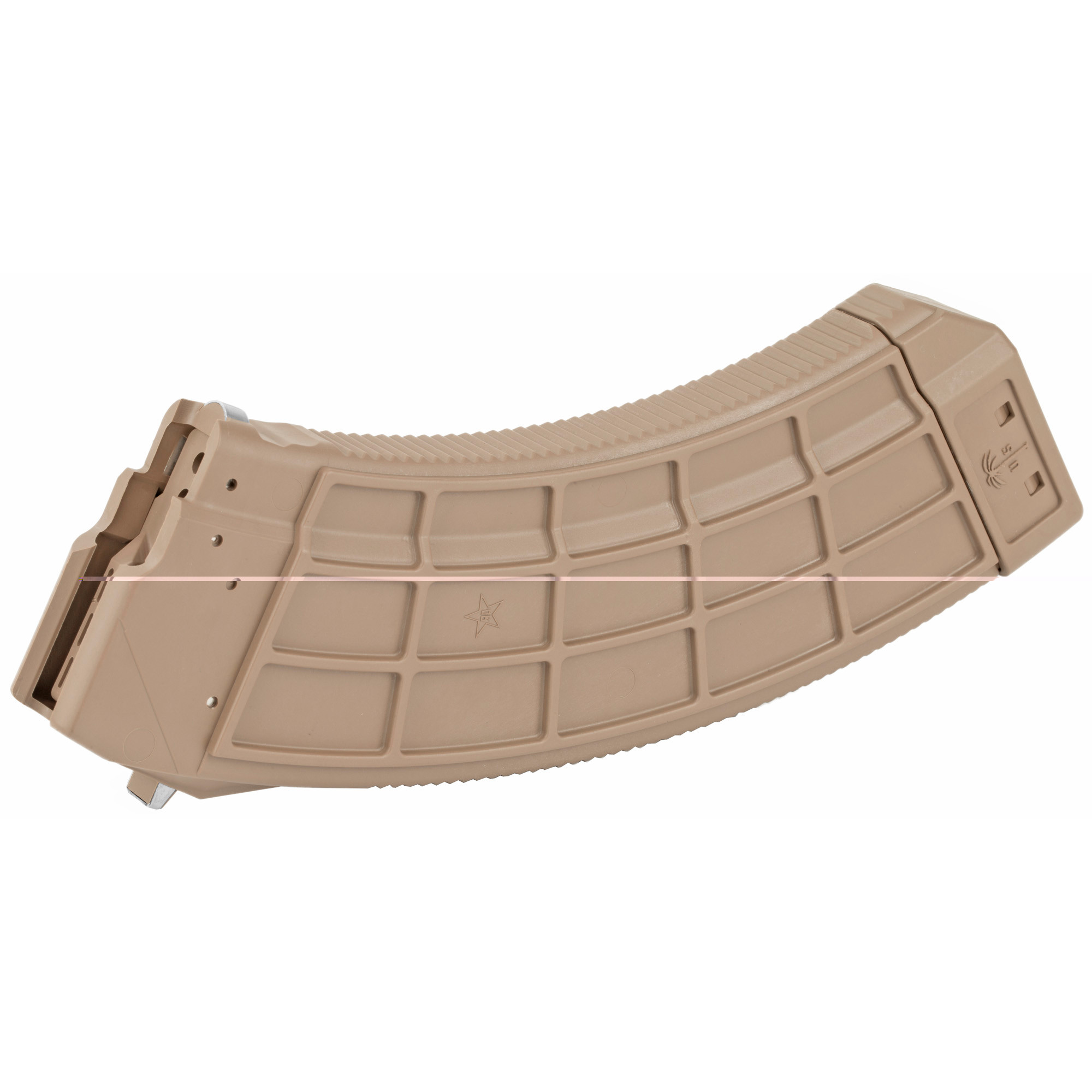 US Palm MA693A Standard30rd 7.62x39mm For AK-47, Flat Dark Earth Polymer w/Stainless Steel Latch