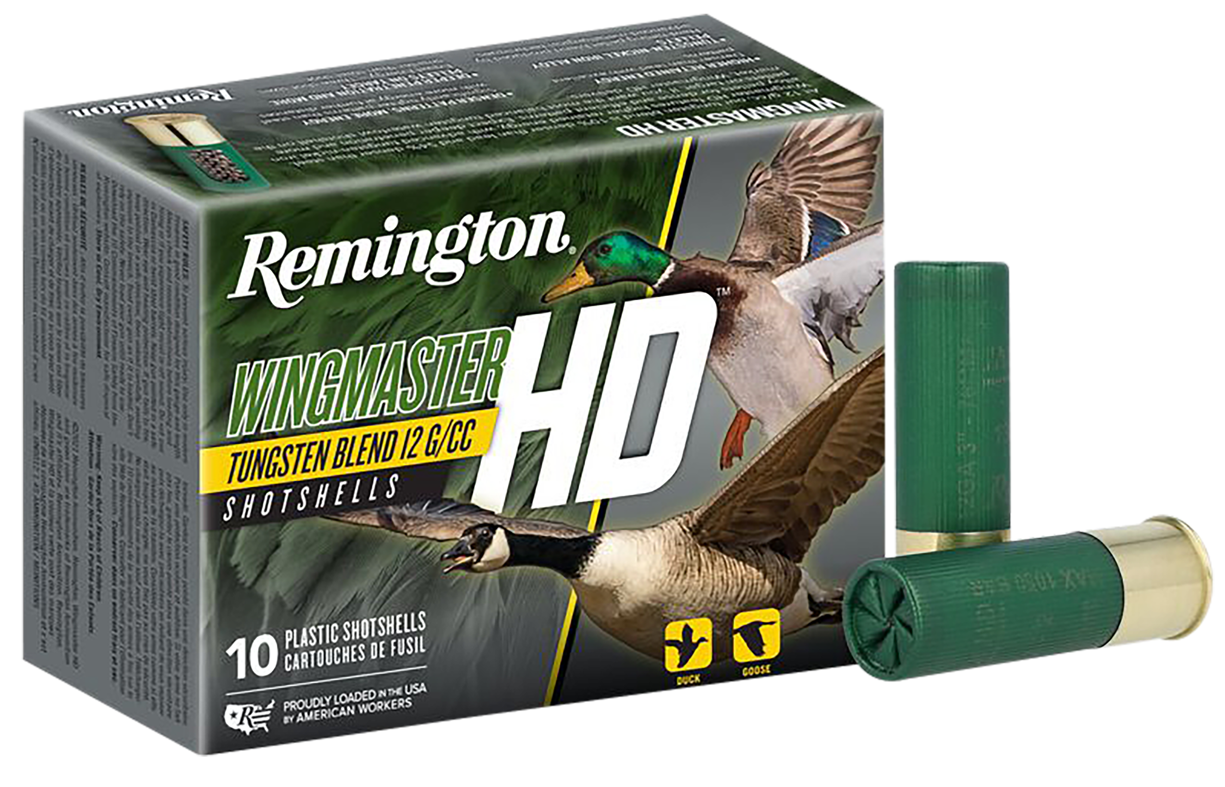 Remington Ammunition 20685 Wingmaster HD Waterfowl 12 Gauge 3" 1 3/8 oz 2 Shot 10 Per Box/ 10 Cs