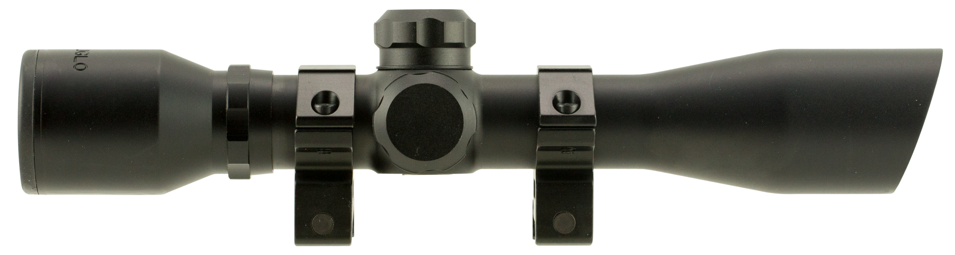 Truglo 4x32 Shotgun Scope Matte, Diamond Ballistic, w/ Rings