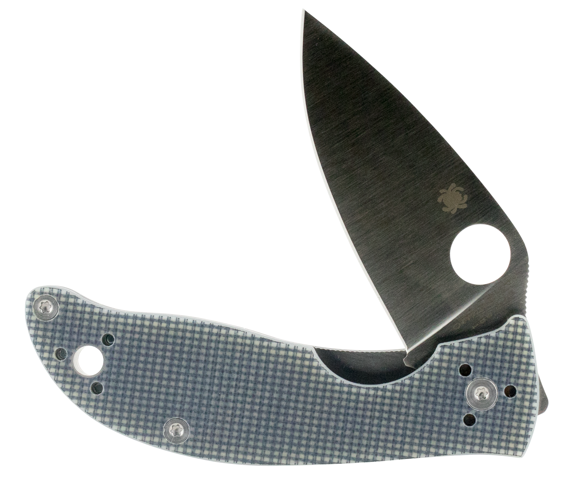 Spyderco C220GPGY Polestar3.30" Folding Drop Point Plain CTS BD1 SS Blade Gray G10 Handle Includes Pocket Clip