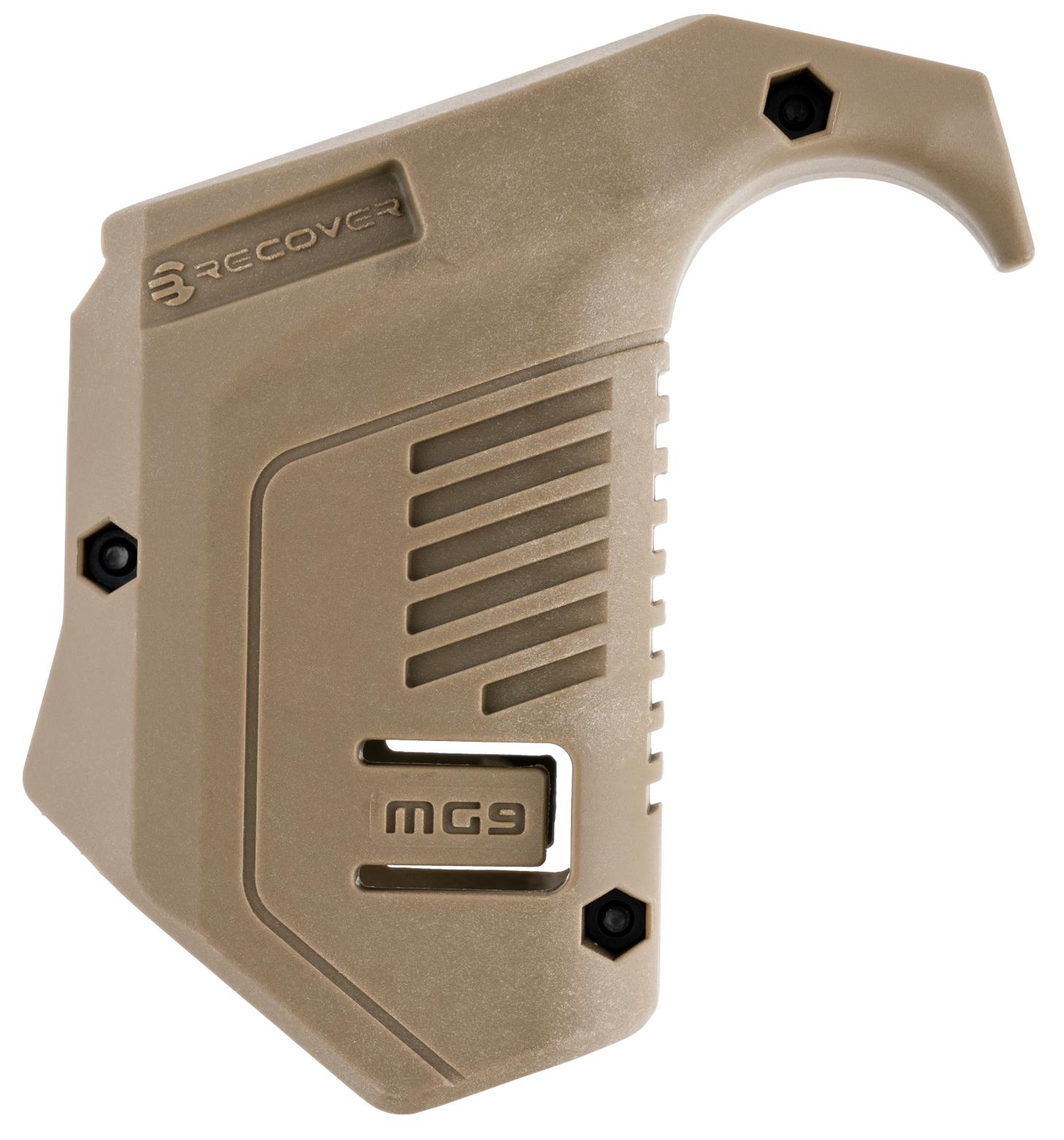 Recover Tactical MG9-02 Angled Mag PouchTan Polymer Picatinny Rail Fits Glock
