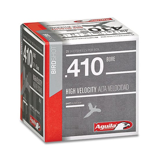 Aguila 1CHB4137 Birdshot High Velocity 410 Gauge 2.50" 1/2 oz 7.5 Shot 25 Per Box/ 20 Cs