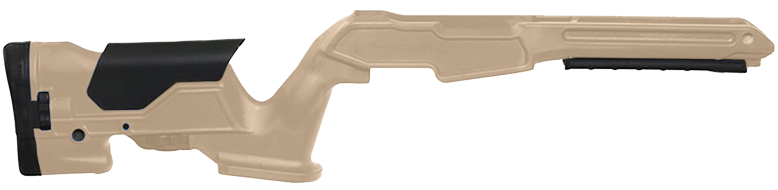 Archangel AAP1022DT Precision StockDesert Tan Synthetic Fixed with Adjustable Cheek Riser for Ruger 10/22