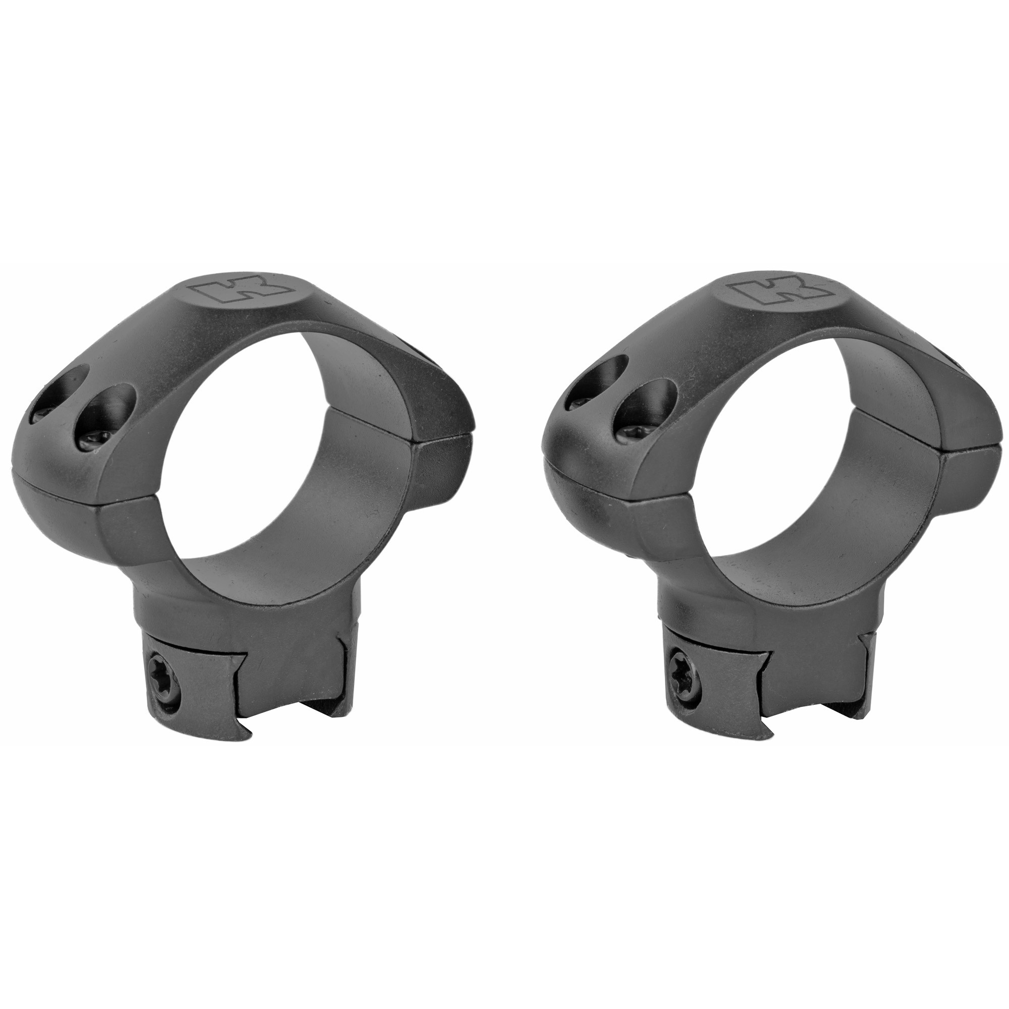 Konus 7415 Scope Ring SetBlack Steel 1" Tube High .22" Grooved Receiver Mount