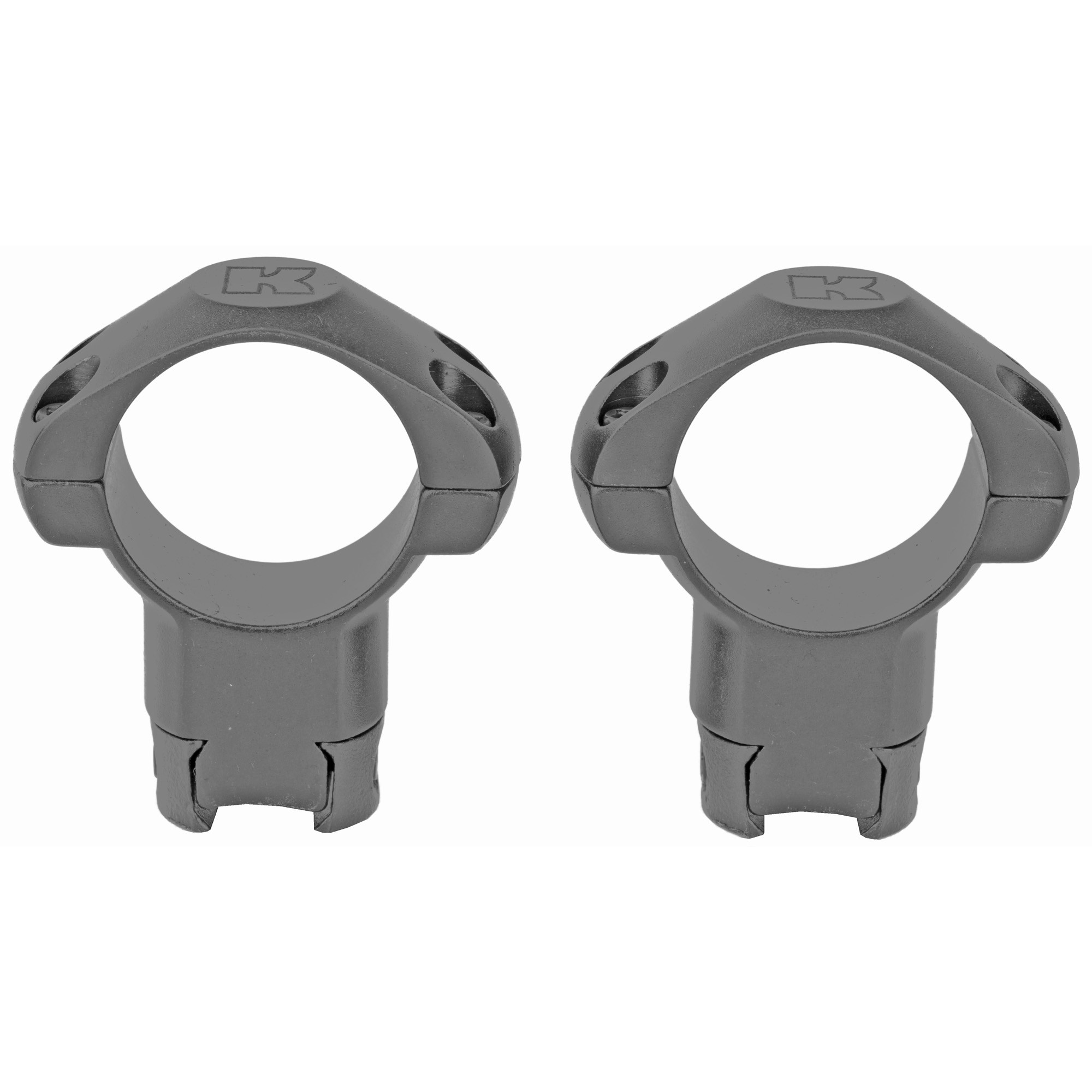 Konus 7415 Scope Ring SetBlack Steel 1" Tube High .22" Grooved Receiver Mount