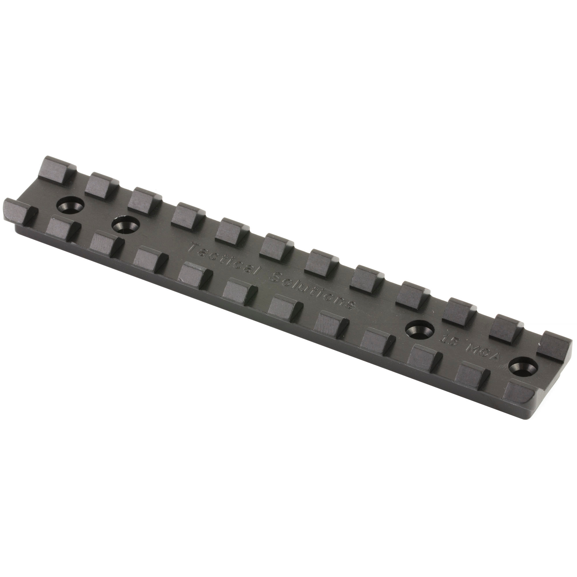 Tactical Solutions 1022SR15MOA X-Ring Scope Base 1-Piece Base with 15MOA For 10|22 Picatinny Style Black Finish