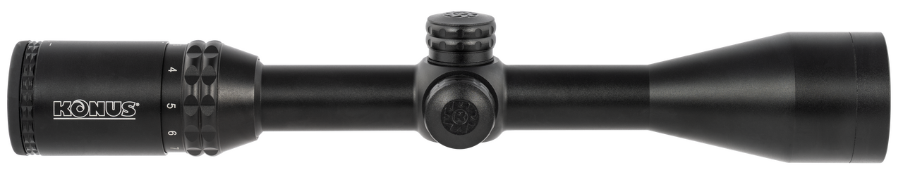 Konus 3-10x44 Konuspro-275 Muzzleloader Scope Matte, Ballistic w/ Illuminated Dot