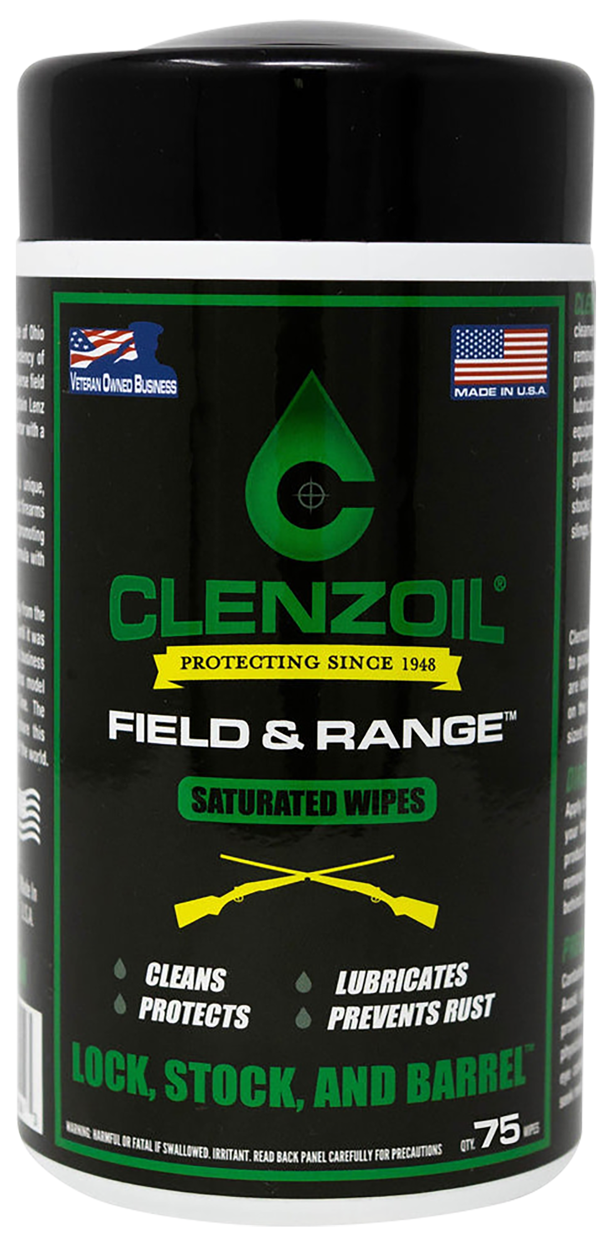 Clenzoil 2243 Field & RangeWipes 50 Count