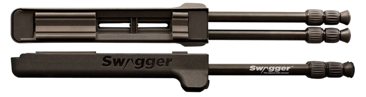 Swagger Hunter42 Bipod Sling Swivel Stud Mount 9.75" to 42" Black