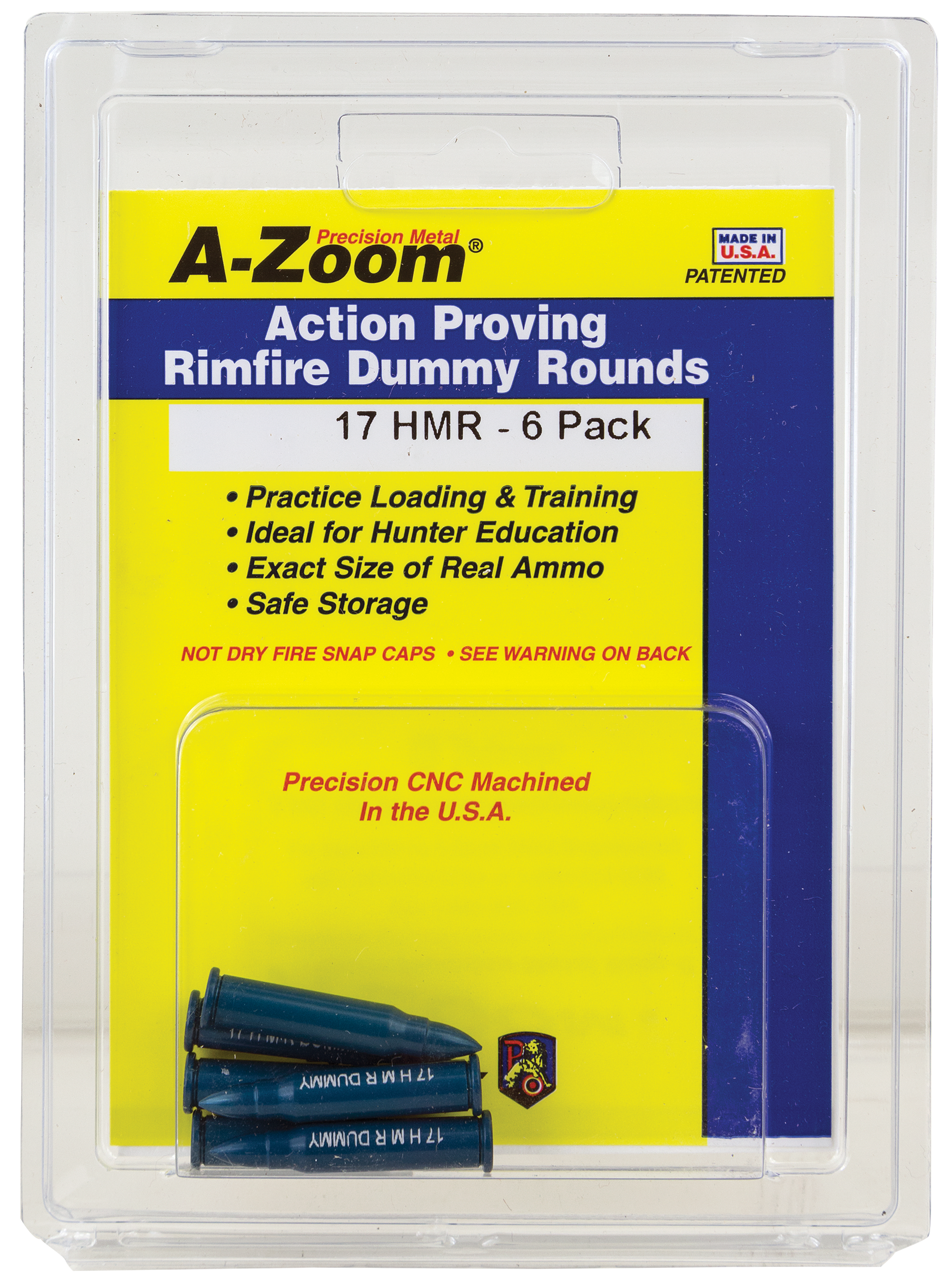 Azoom Snap Caps 17 Hmr 6/pk