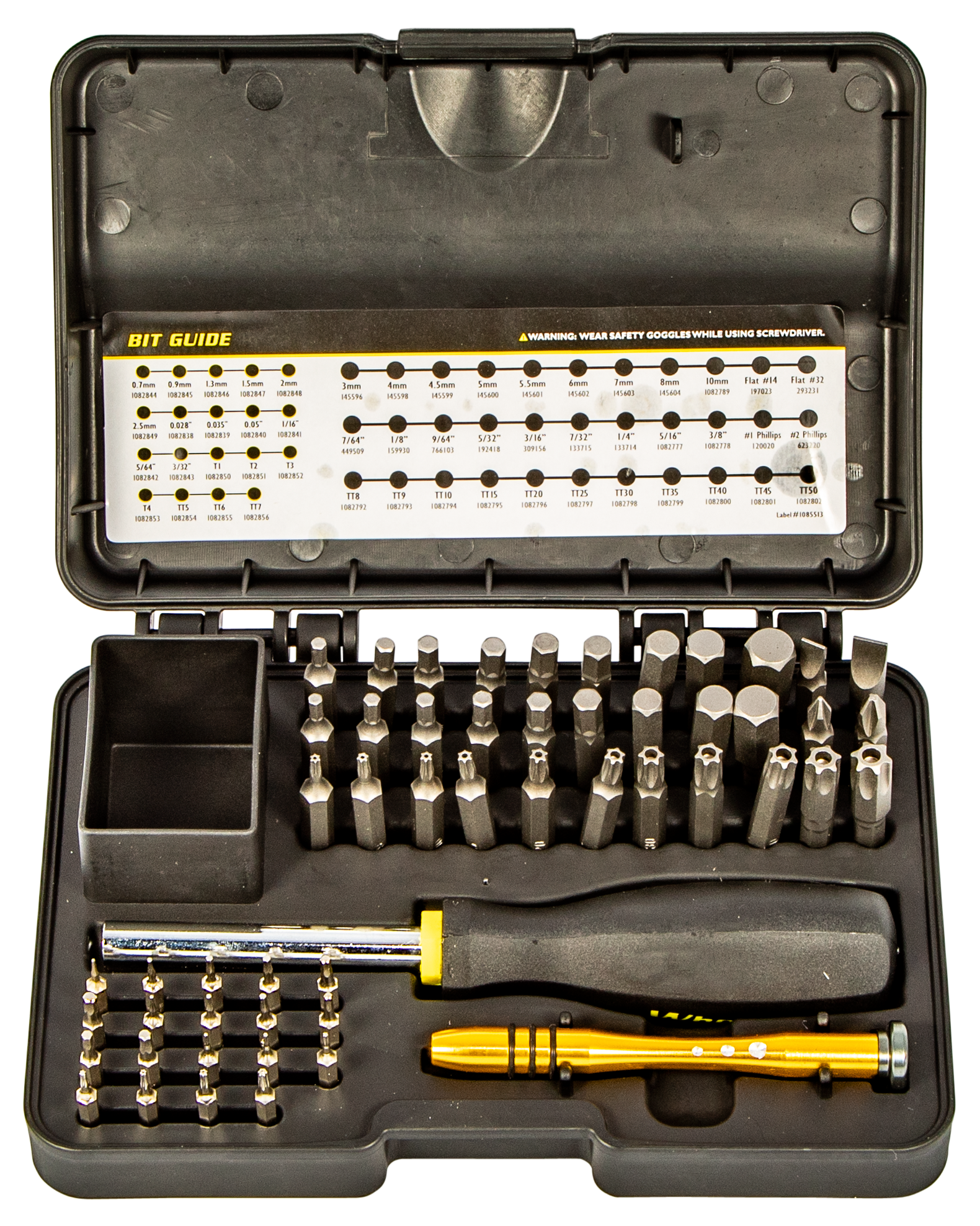 Wheeler 55-Piece SAE, Metric, Hex, Torx Screwdriver Set