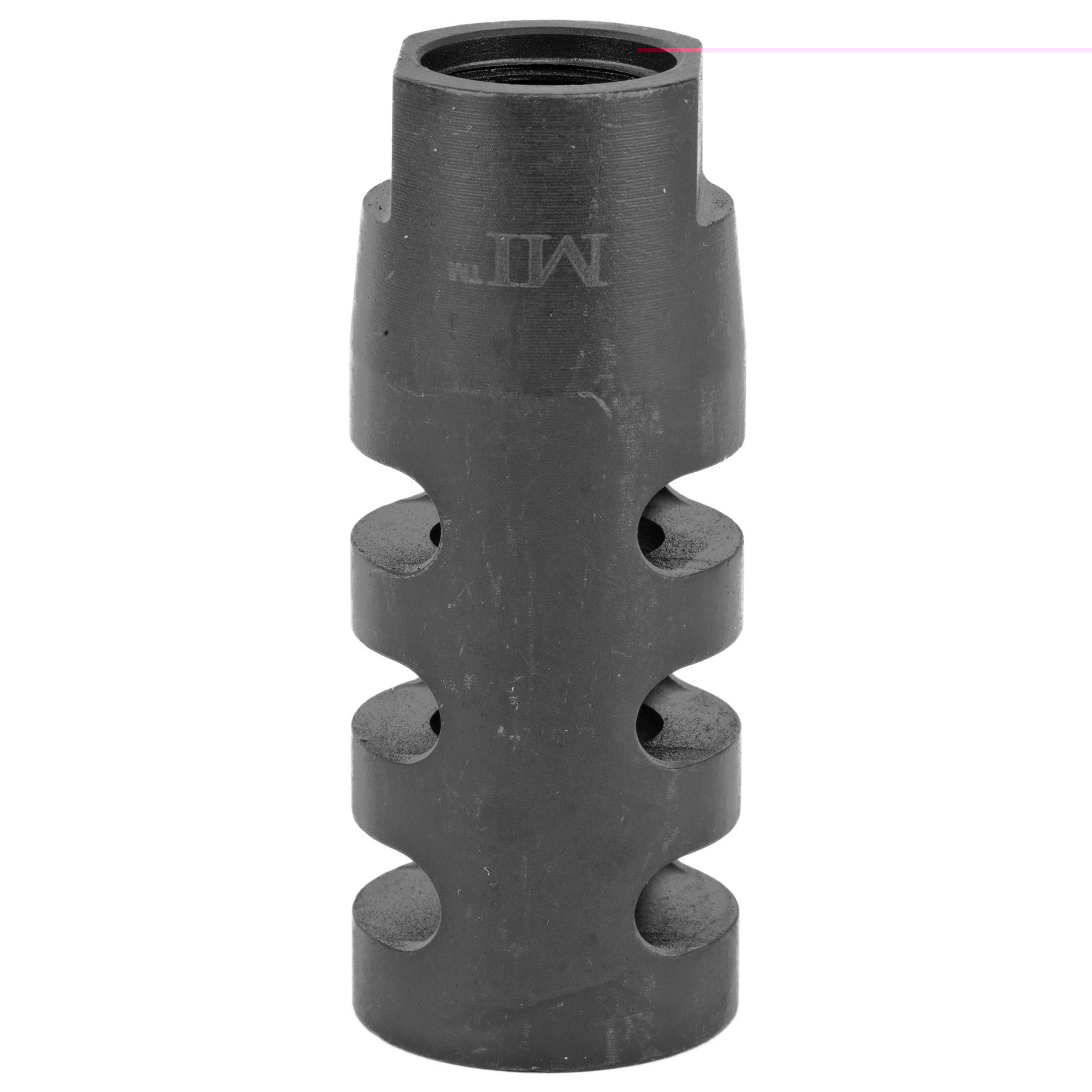 Midwest Industries MIAR30MB1 Muzzle BrakeBlack Phosphate Steel with 5/8"-24 tpi Threads for 30 Cal AR-Platform