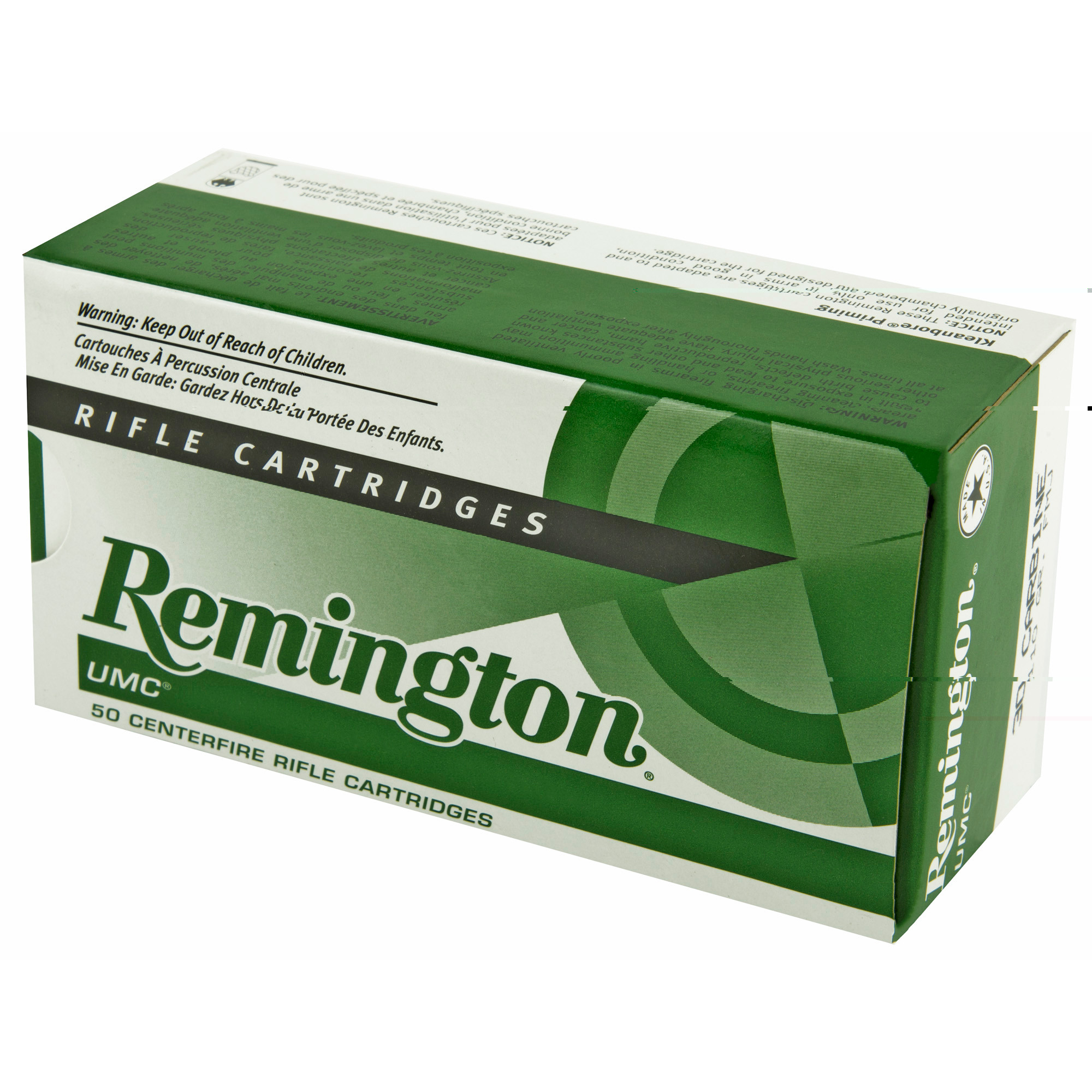 Remington UMC Ammunition 30 Carbine 110 Grain Full Metal Jacket