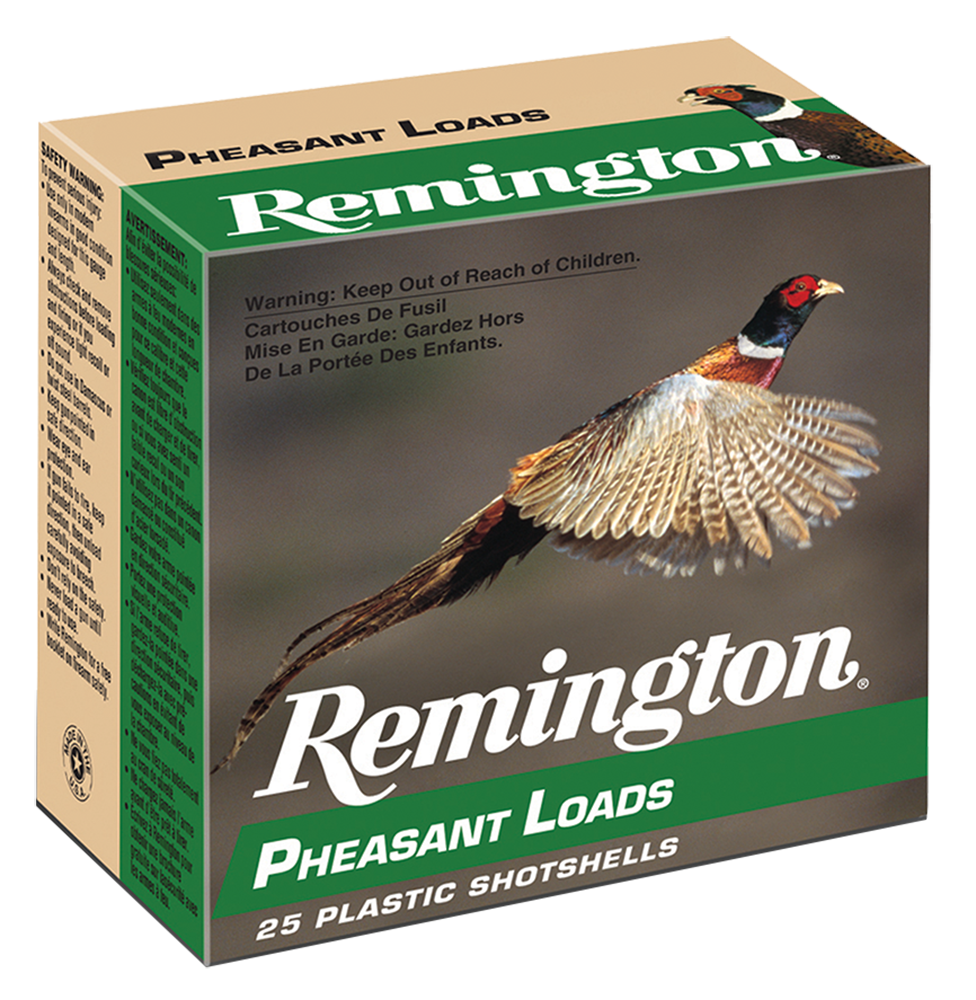 Remington Ammunition 20024 Pheasant Upland 12 Gauge 2.75" 1 1/4 oz 5 Shot 25 Per Box/ 10 Cs