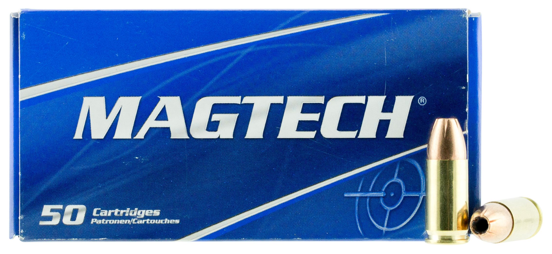 Magtech 9K Range/Training Target 9mm Luger 147 gr Jacketed Hollow Point Subsonic 50rd Bx