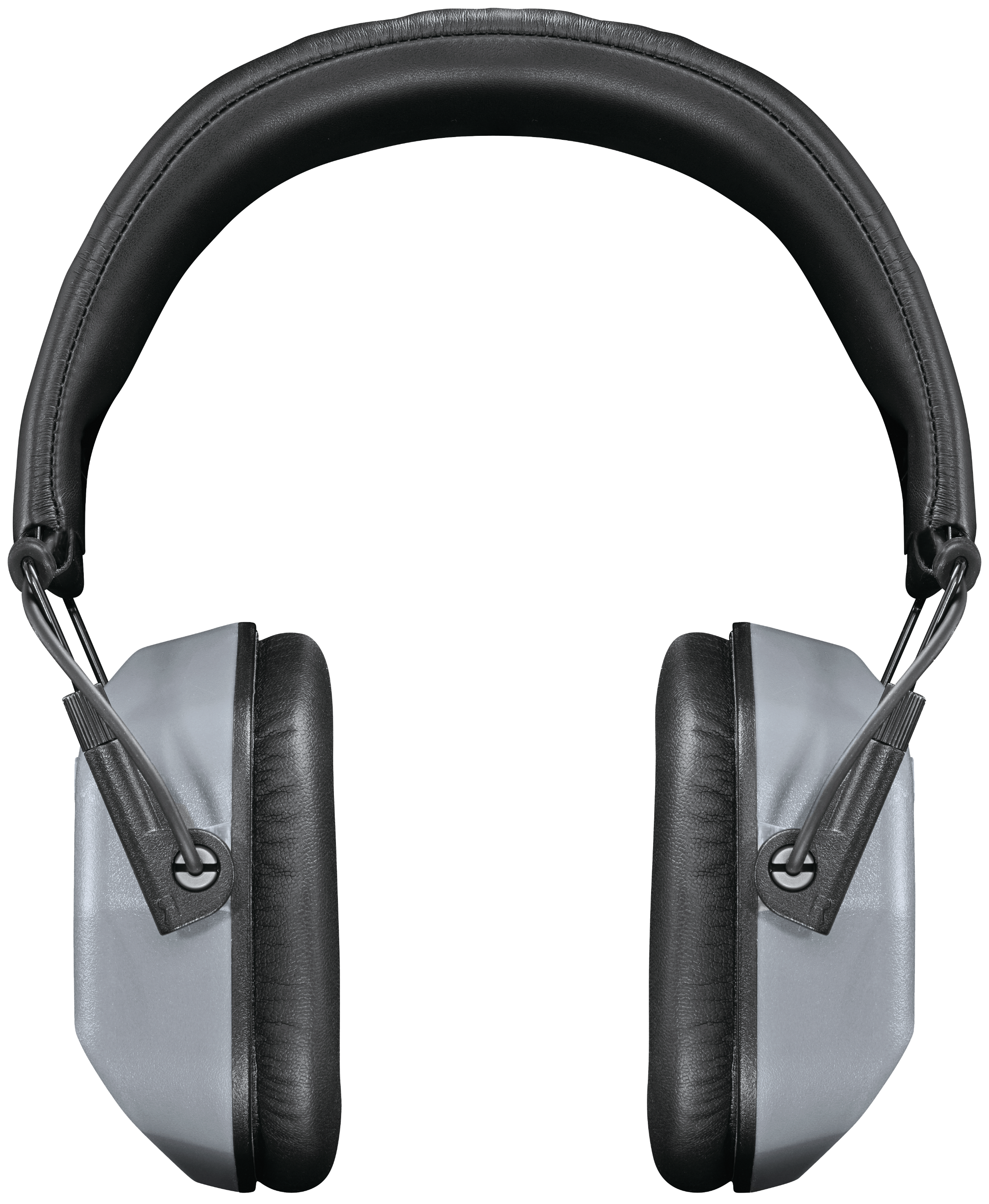 Champion Targets 40980 Vanquish Pro Electronic Hearing Muff Over the Head Gray Ear Cups with Black Headband with Bluetooth for Adults