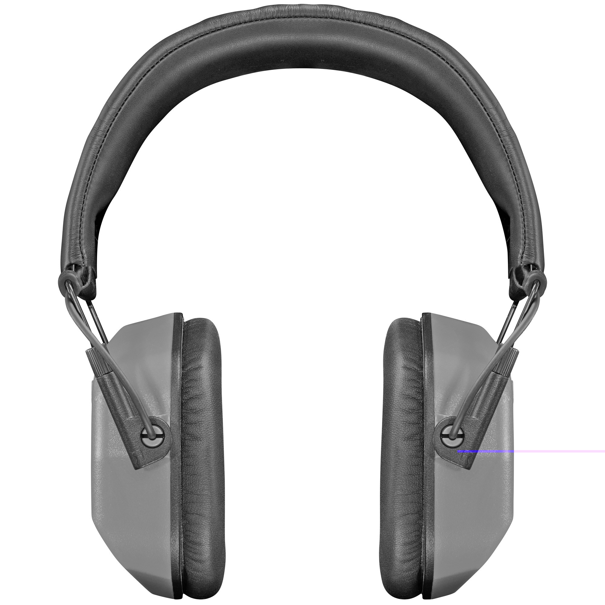 Champion Targets 40980 Vanquish Pro Electronic Hearing Muff Over the Head Gray Ear Cups with Black Headband with Bluetooth for Adults