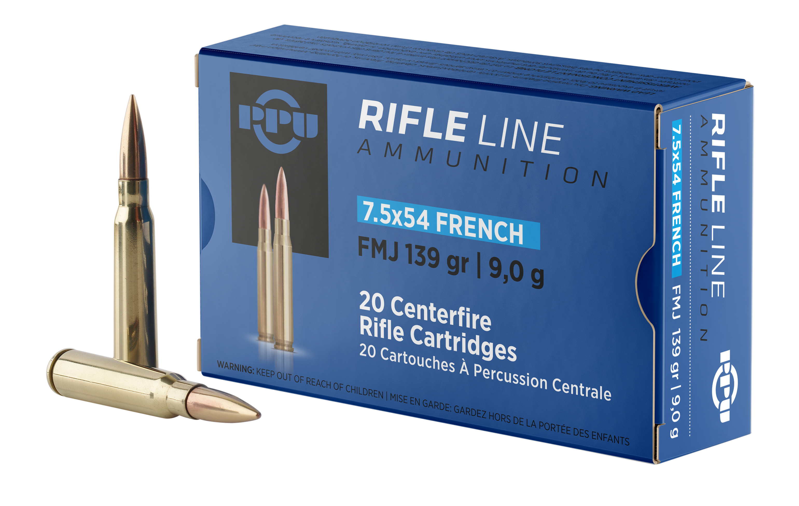 Prvi Partizan Ammunition 7.5x54mm French MAS 139 Grain Full Metal Jacket 20RD