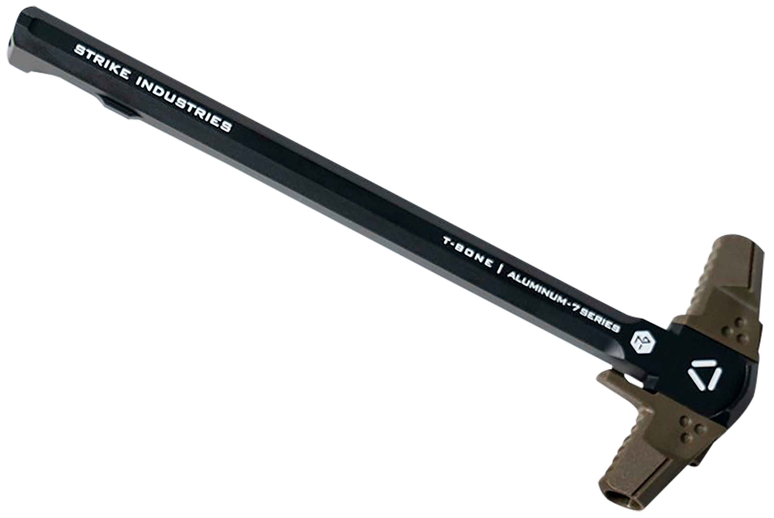 Strike Industries ARTBCH223BKOD T-Bone Charging Handle .223/5.56x45mm Nato OD Green Polymer Handles Aluminum Shaft for AR-15
