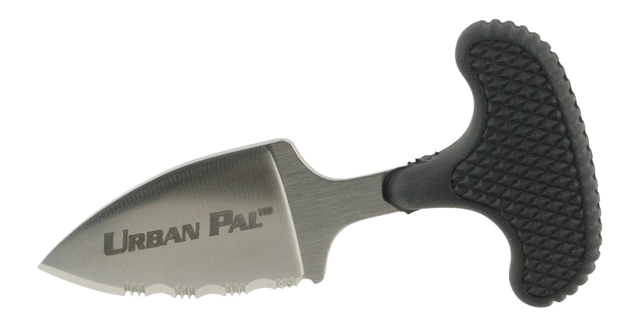 Cold Steel 43LS Urban Pal 1.50" Fixed Serrated Spear Point Japanese AUS-8A SS Blade/Black Synthetic Rubber Handle
