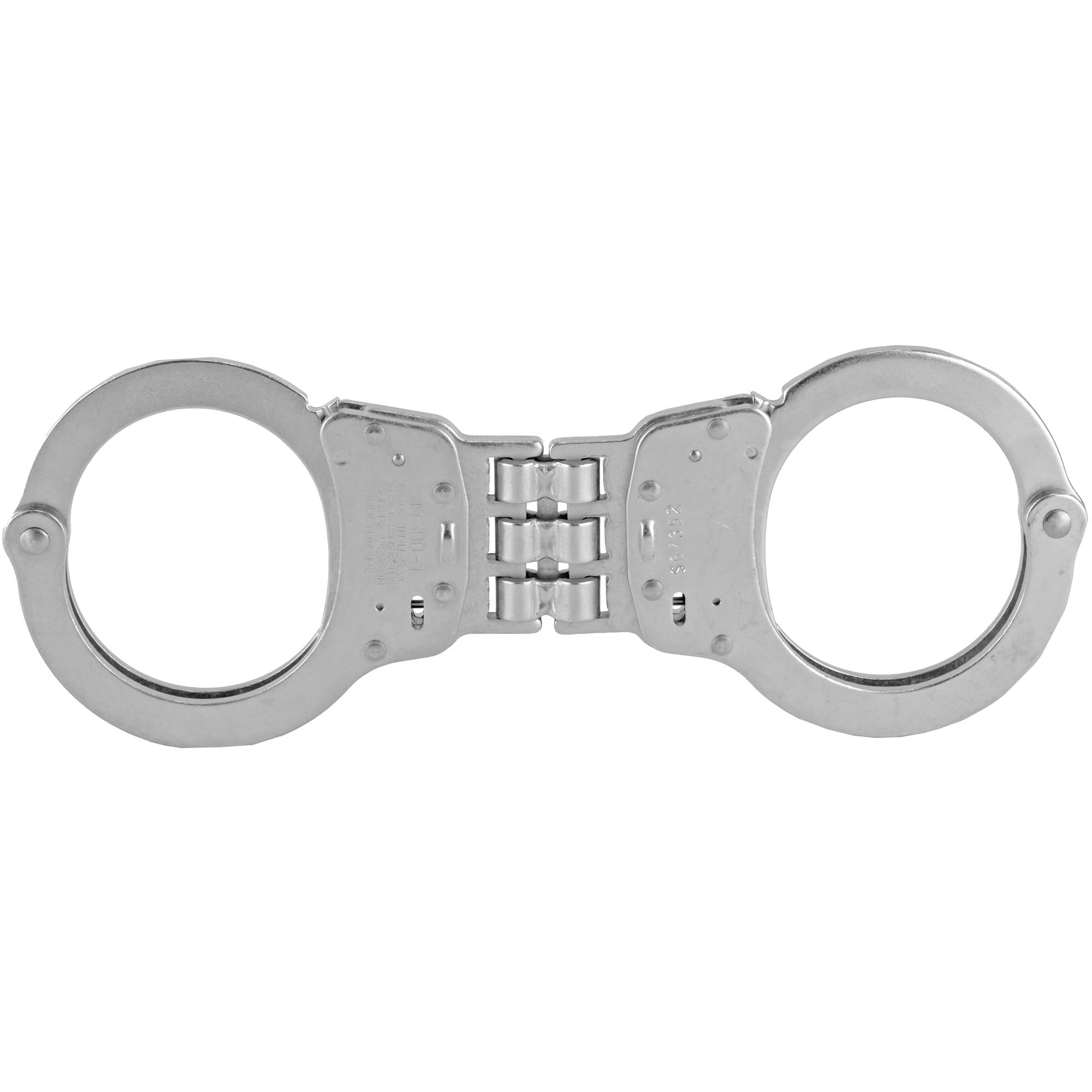 Smith & Wesson 350096 300 Hinged Handcuffs Handcuff Nickel Sw Handcuff M300 Hinged Nkl
