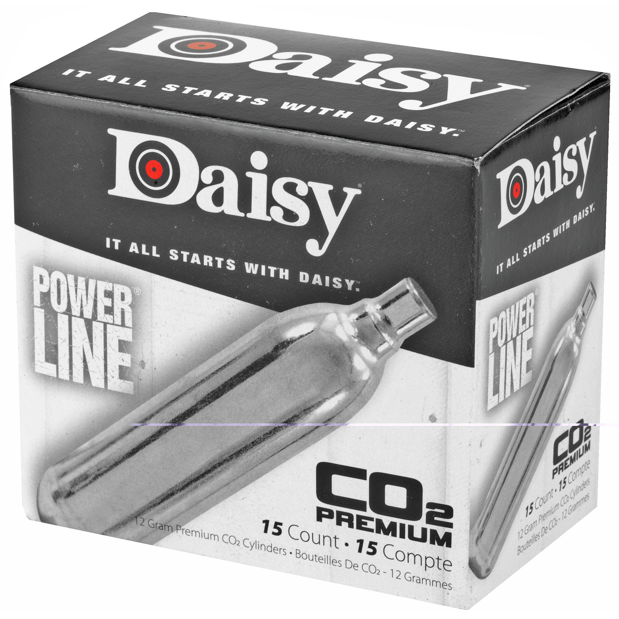 Daisy 7015 Powerline CO2 Cylinder 12 gram 15 Per Pack