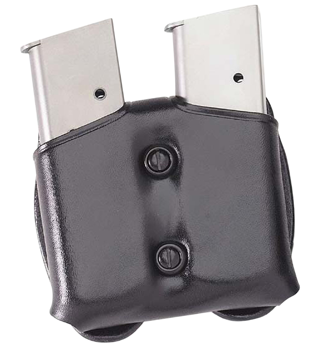 Galco COP Double Magazine Pouch 40 S&W, 9mm Double Stack Metal Magazine Leather Black