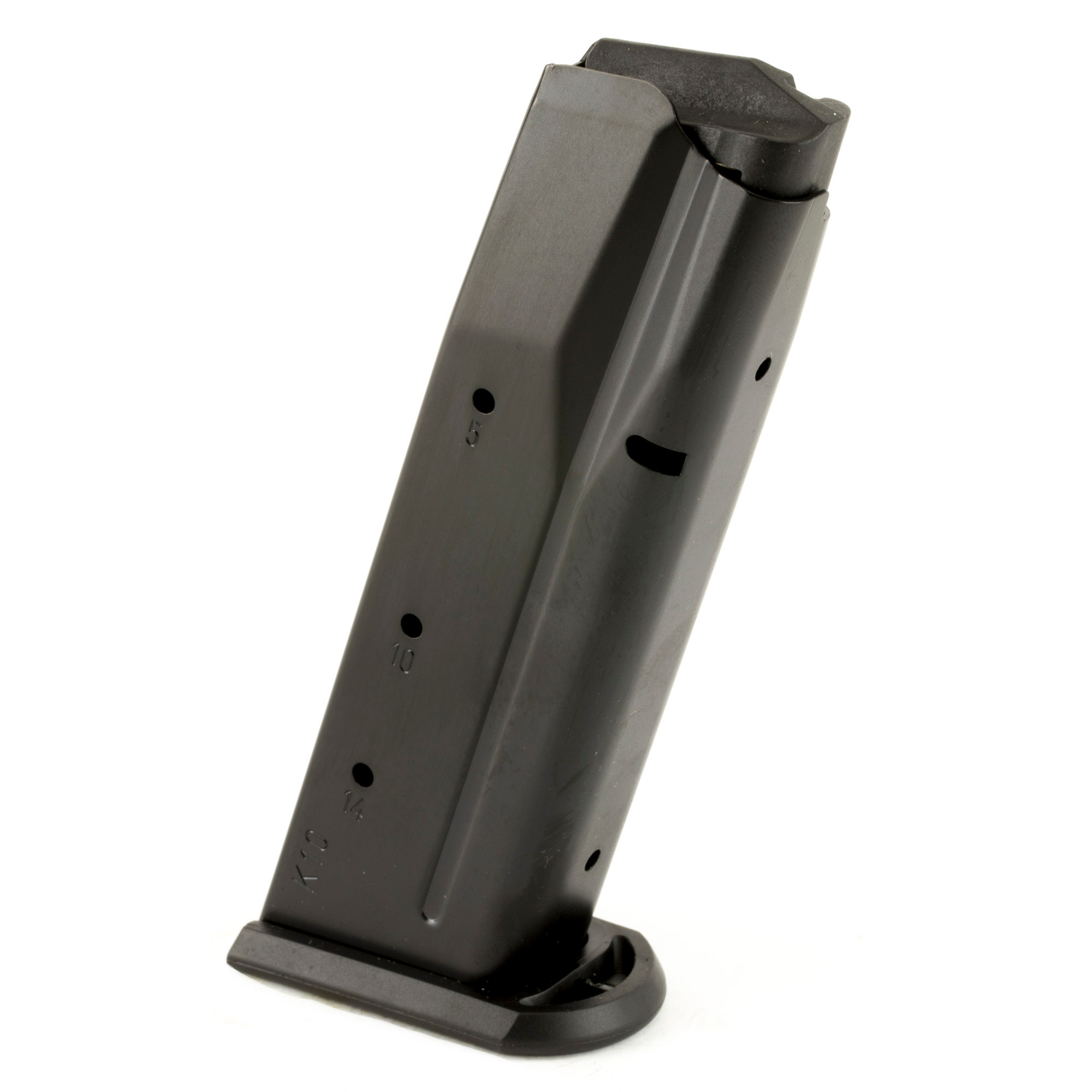 Tanfoglio 101945 OEMBlack Detachable 14rd for 10mm Auto Tanfoglio Witness