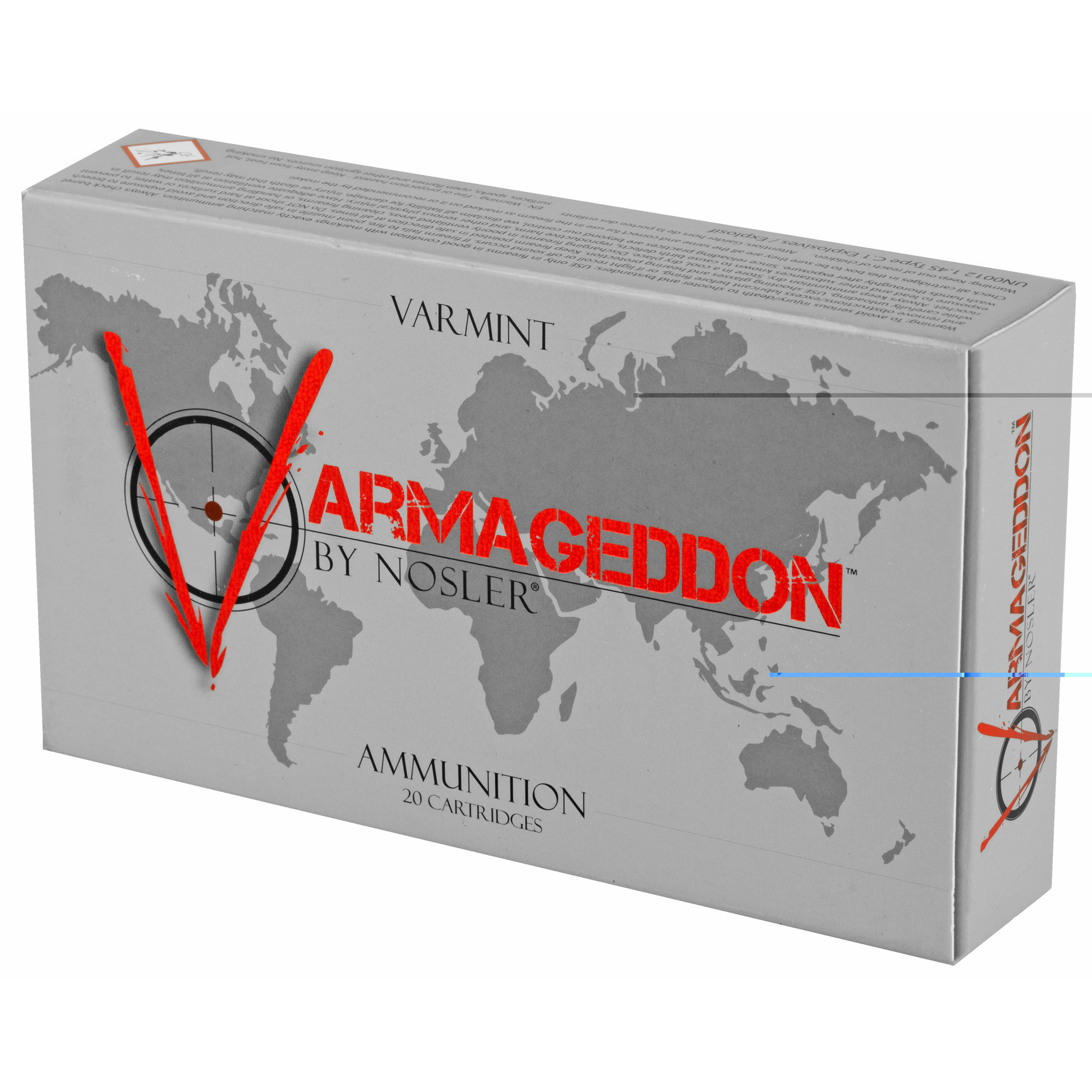 Nosler Varmageddon Ammunition 6.5 Creedmoor 90 Grain Polymer Tip Flat Base 20RD