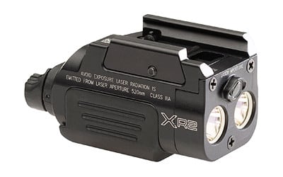 SureFire XR2AGN XR2-AFor Handgun 800 Lumens/<5mW Output Green/White LED Light Green Laser Black Aluminum