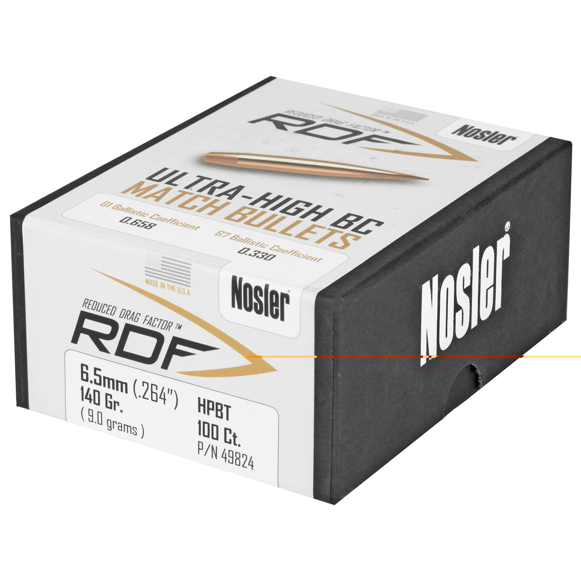 Nosler RDF Bullets Jacketed Hollow Point Boat Tail