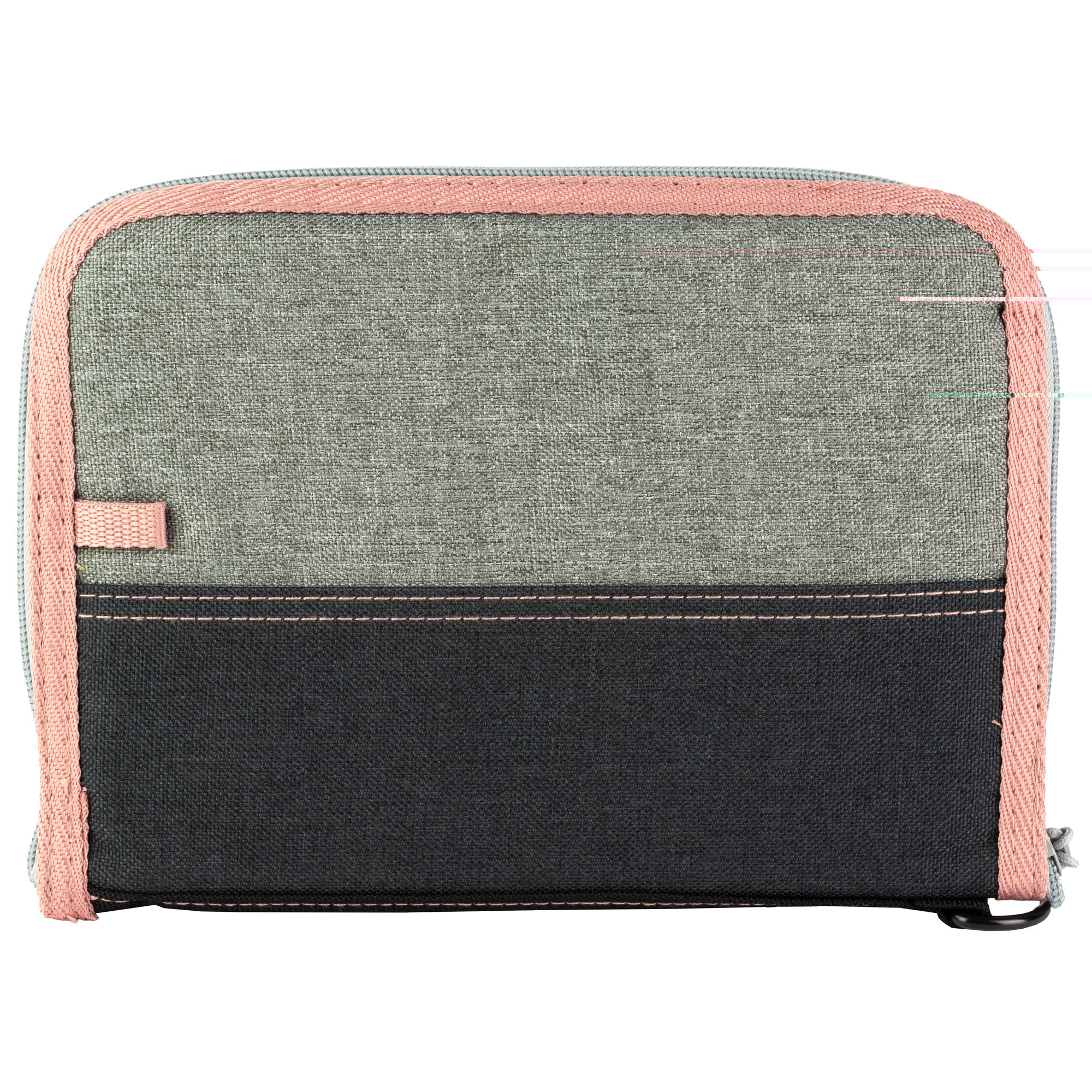 Girls With Guns 9072 Roses Are Goldmade of Polyester with Gray Finish & Rose Gold Accents, Lockable Zipper, Soft Lining & Dense Foam Padding 9.50" L x 6.75" W x 1" H Interior Dimensions
