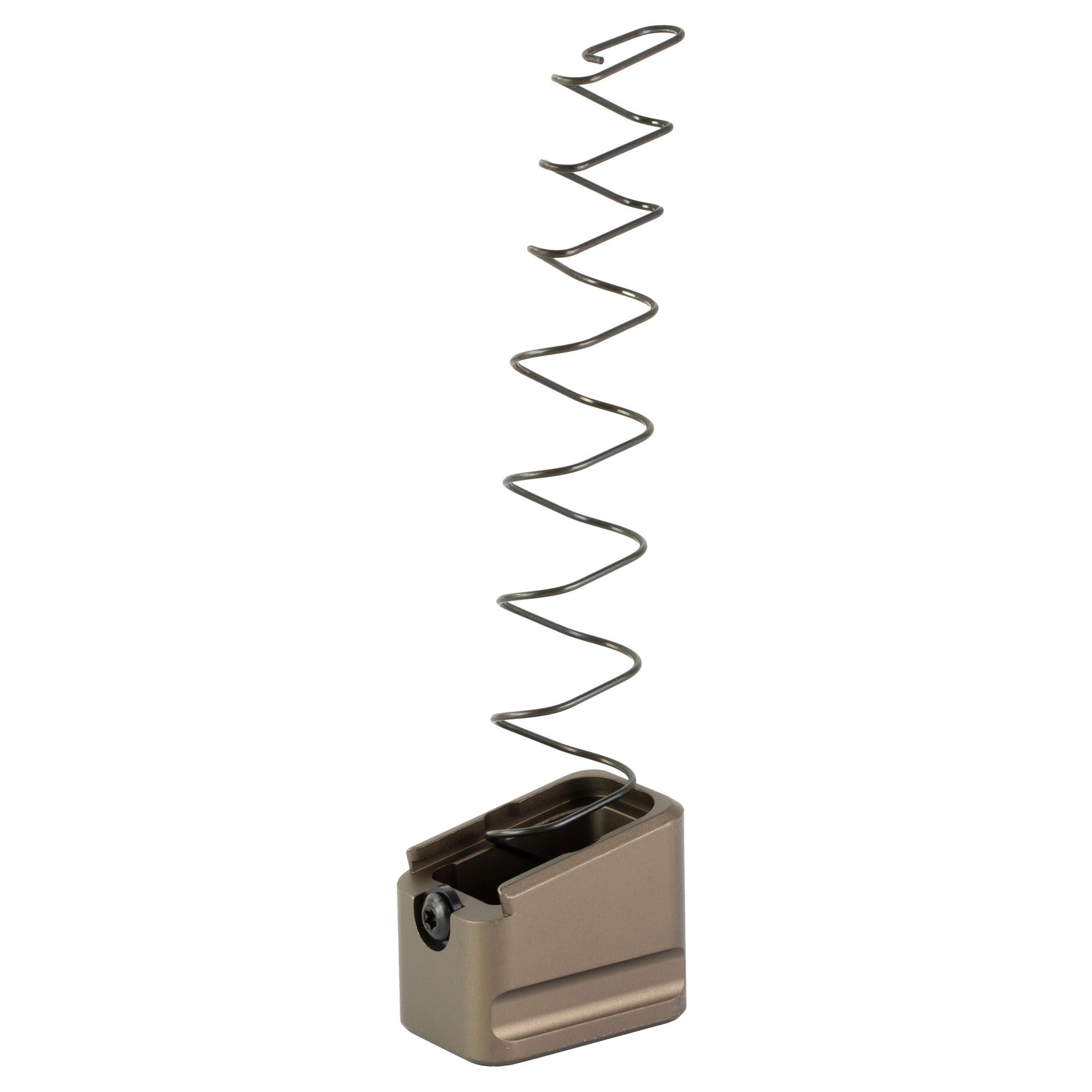 Warne MEG1954DE Magazine Extensionmade of 6061-T6 Aluminum with Hardcoat Anodized Flat Dark Earth Finish for Glock 19, 23 Magazines (Adds 5rds 9mm Luger, 4rds 40 S&W)
