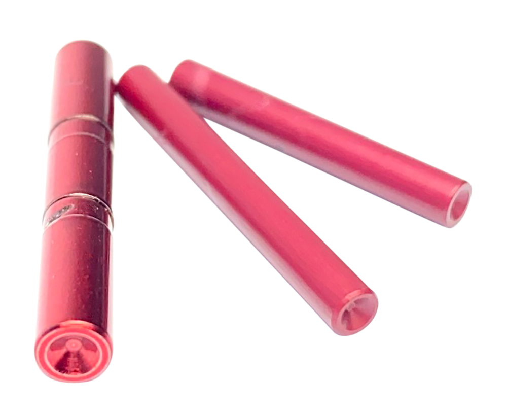Cross Armory CRG5PSRD 3 Pin Set Dimpled Compatible w/Glock 17/19/26/34 Gen5 Red Steel Pistol