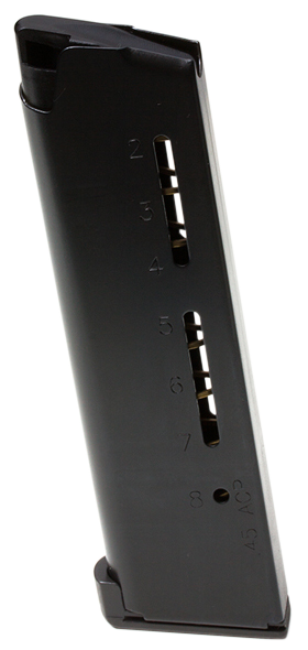 Wilson Combat 500BCHD ETMBlack Detachable with Lo-Profile Steel Floor Plate 8rd for 45 ACP +P Wilson Combat 1911 Elite Tactical