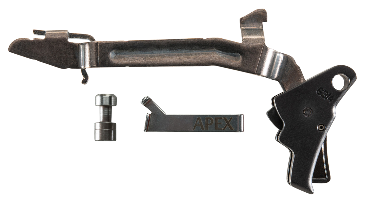 Apex Tactical Action Enhancement Kit Glock Gen 3, Gen 4 9mm Luger, 40 S&W Aluminum Black