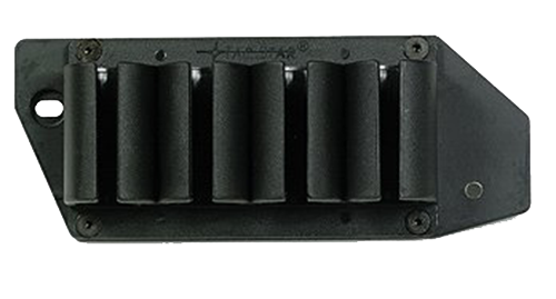 TacStar 1081130 SideSaddleRem 870, 1100, 1187 20 Gauge 4 Black Polymer w/Aluminum Mounting Plate