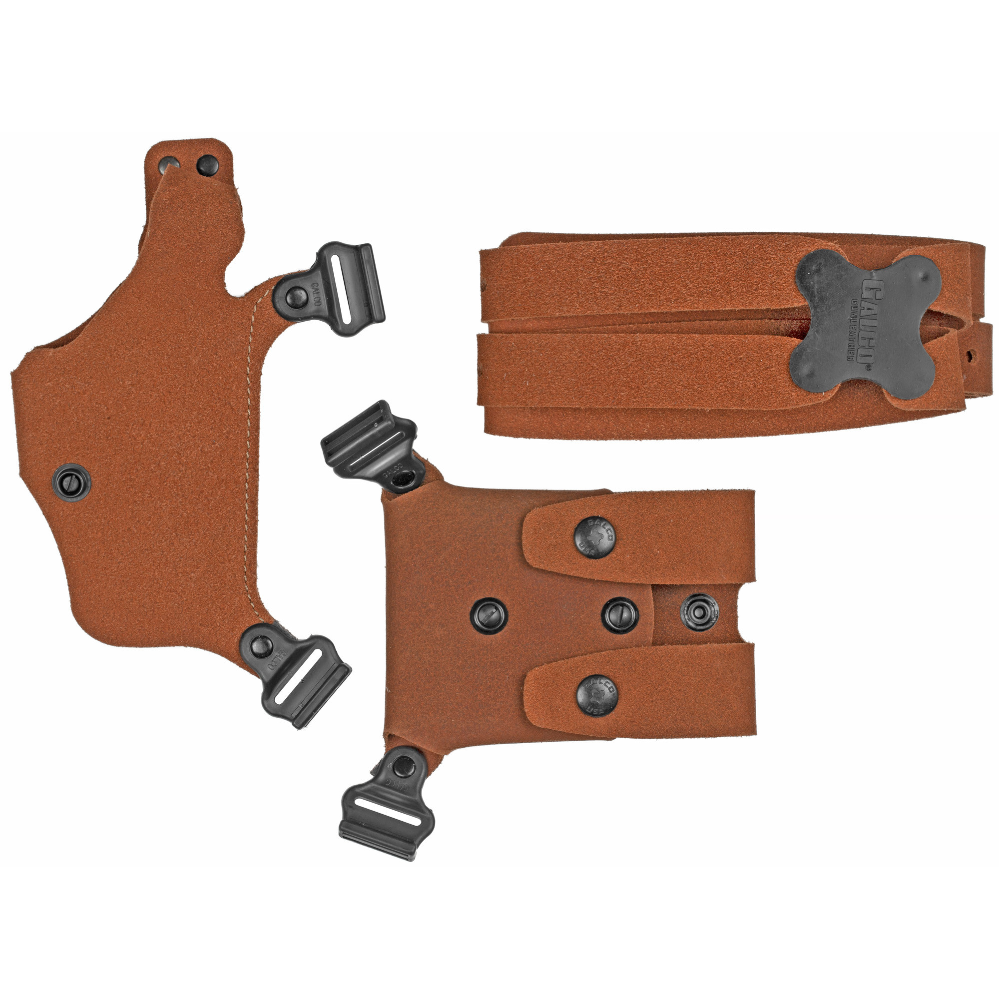 Galco CL2212 Classic Lite 2.0 Shoulder System Size Fits Chest Up To 56" Natural Leather Fits 1911 Fits Bersa Thunder Right Hand