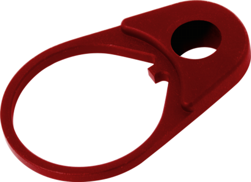 Timber Creek Outdoors QDEPR QD End PlateQuick Detach AR Platform Red Anodized Aluminum Ambidextrous